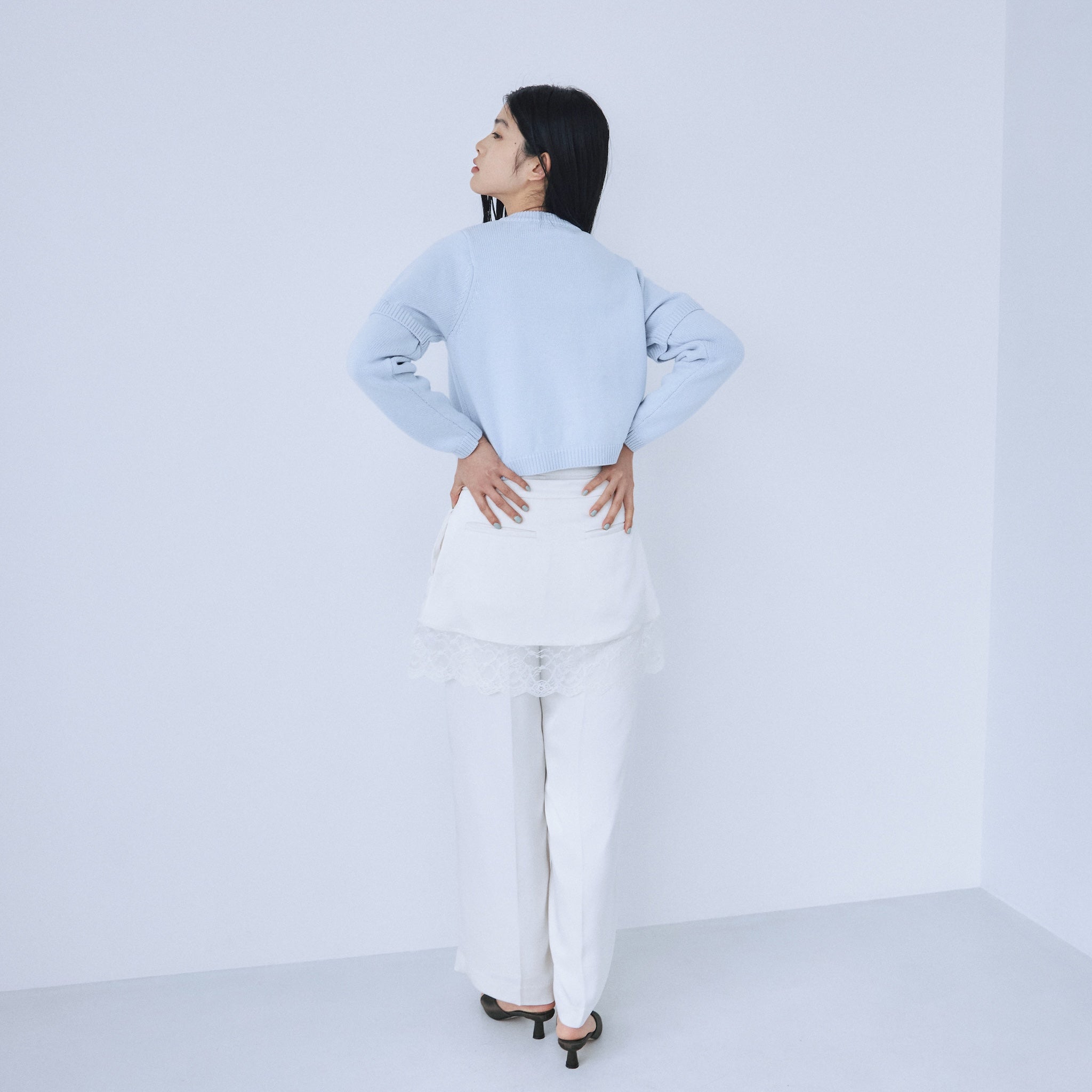 2-way satin wrap pants