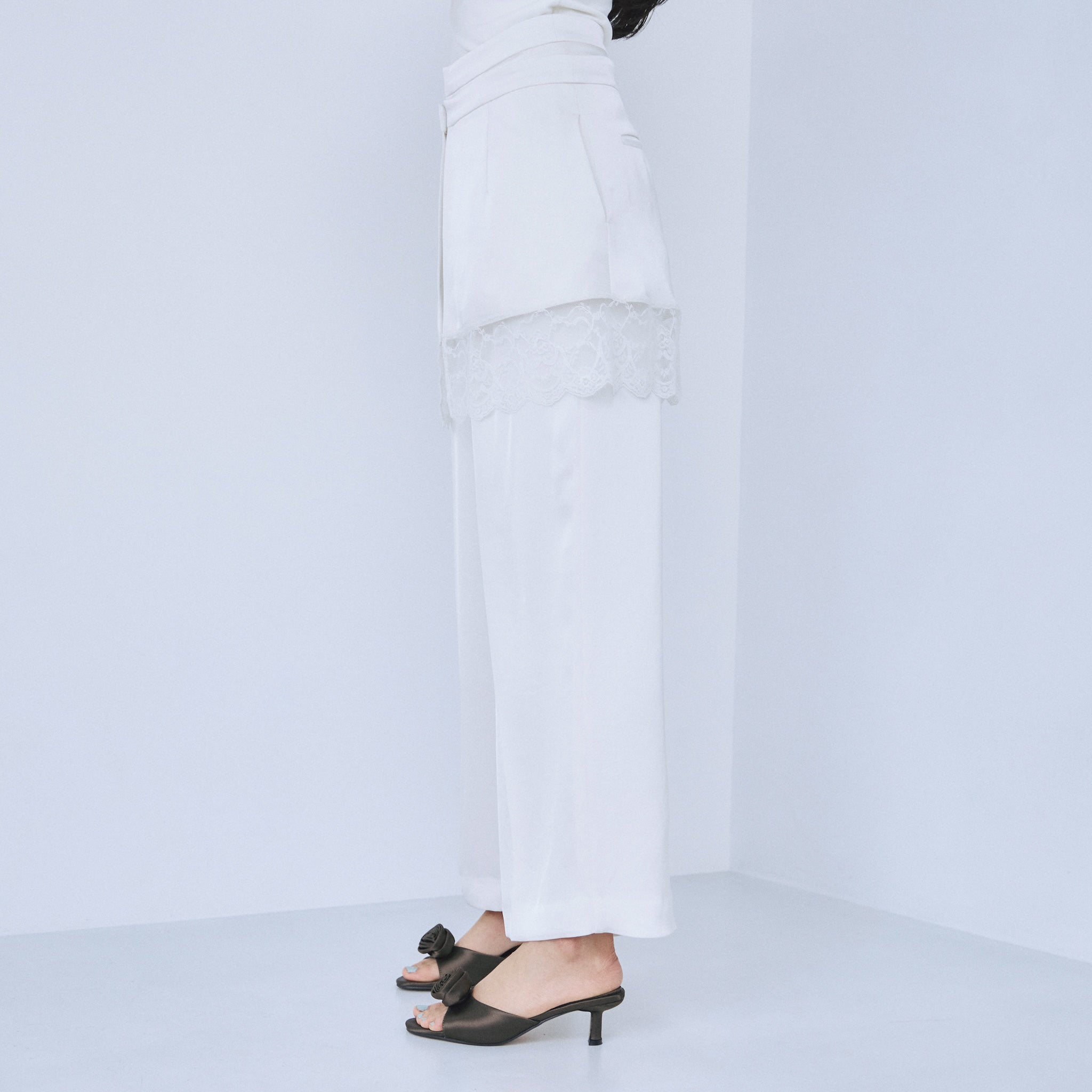 2-way satin wrap pants