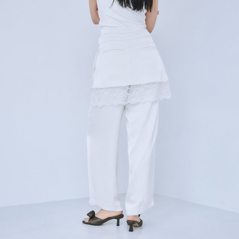2wayサテンwrapパンツ