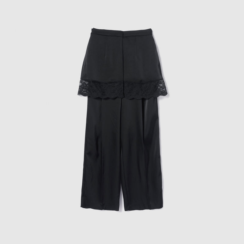 2wayサテンwrapパンツ