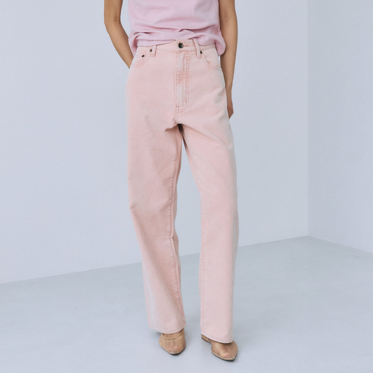 Corduroy Standard Straight Pants