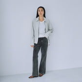 Corduroy soft flare pants