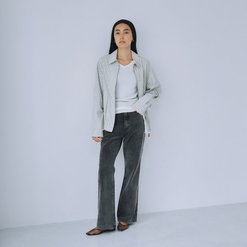Corduroy soft flare pants