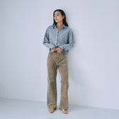 Corduroy soft flare pants