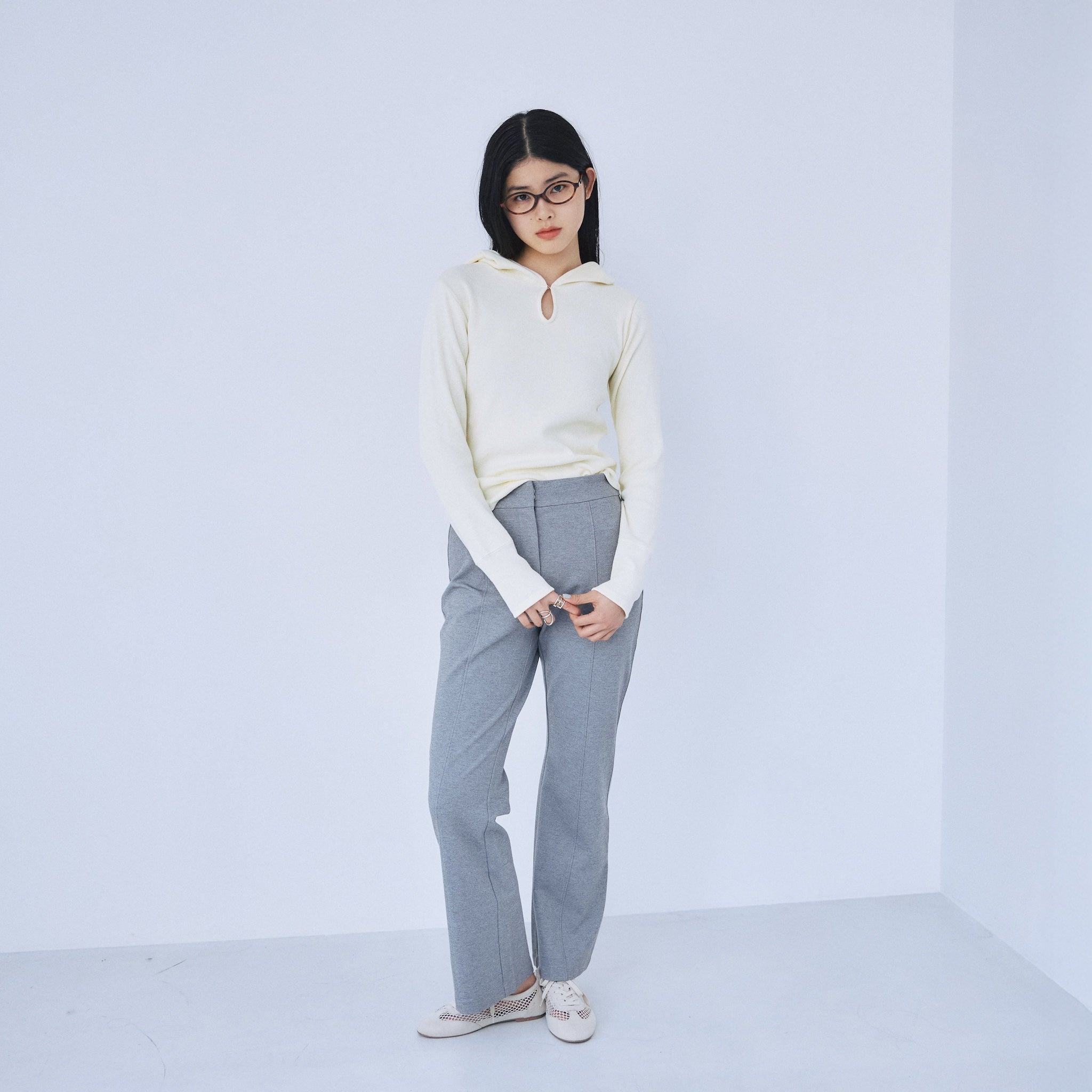 Ponte flare slim pants