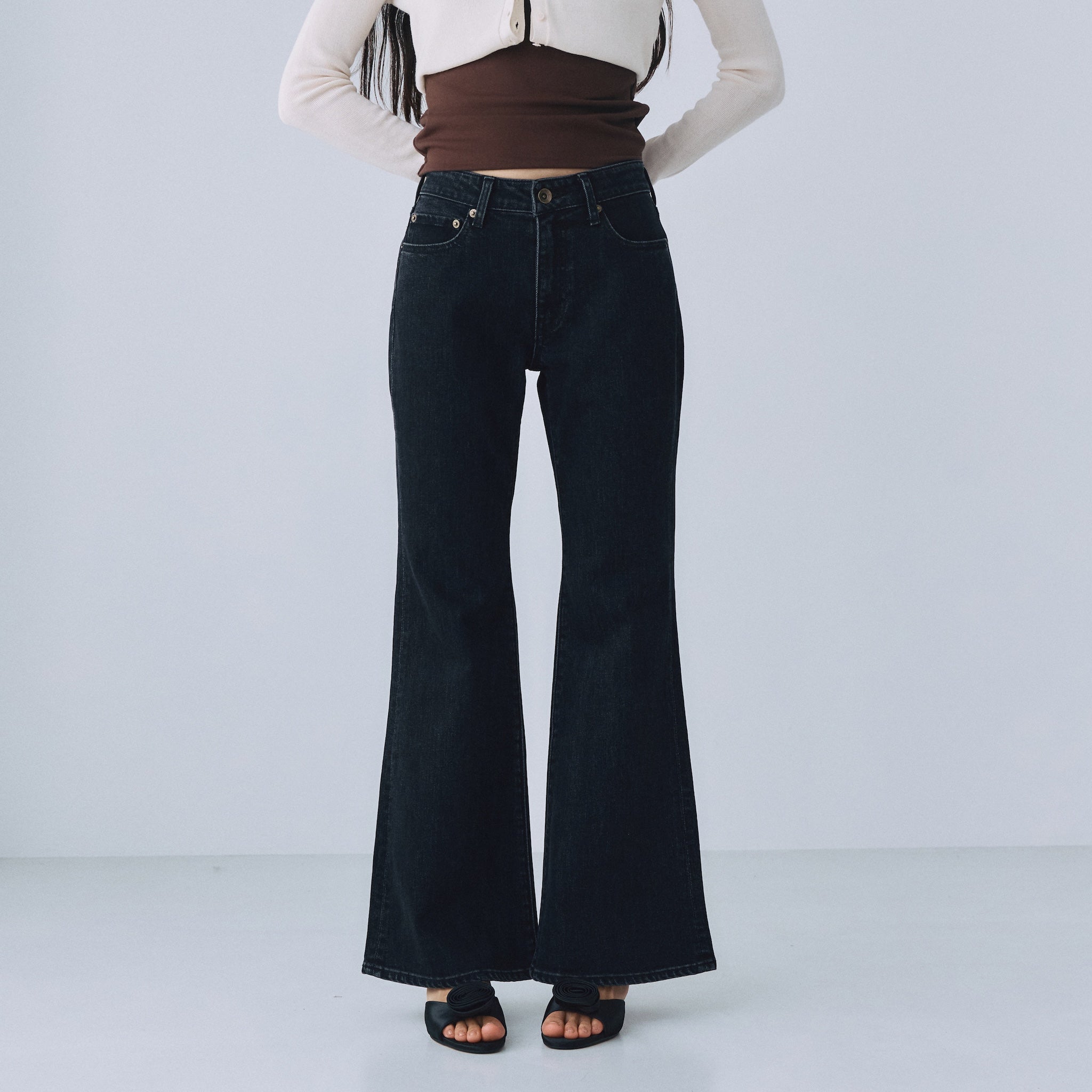 Slimローライズフレア SRN06