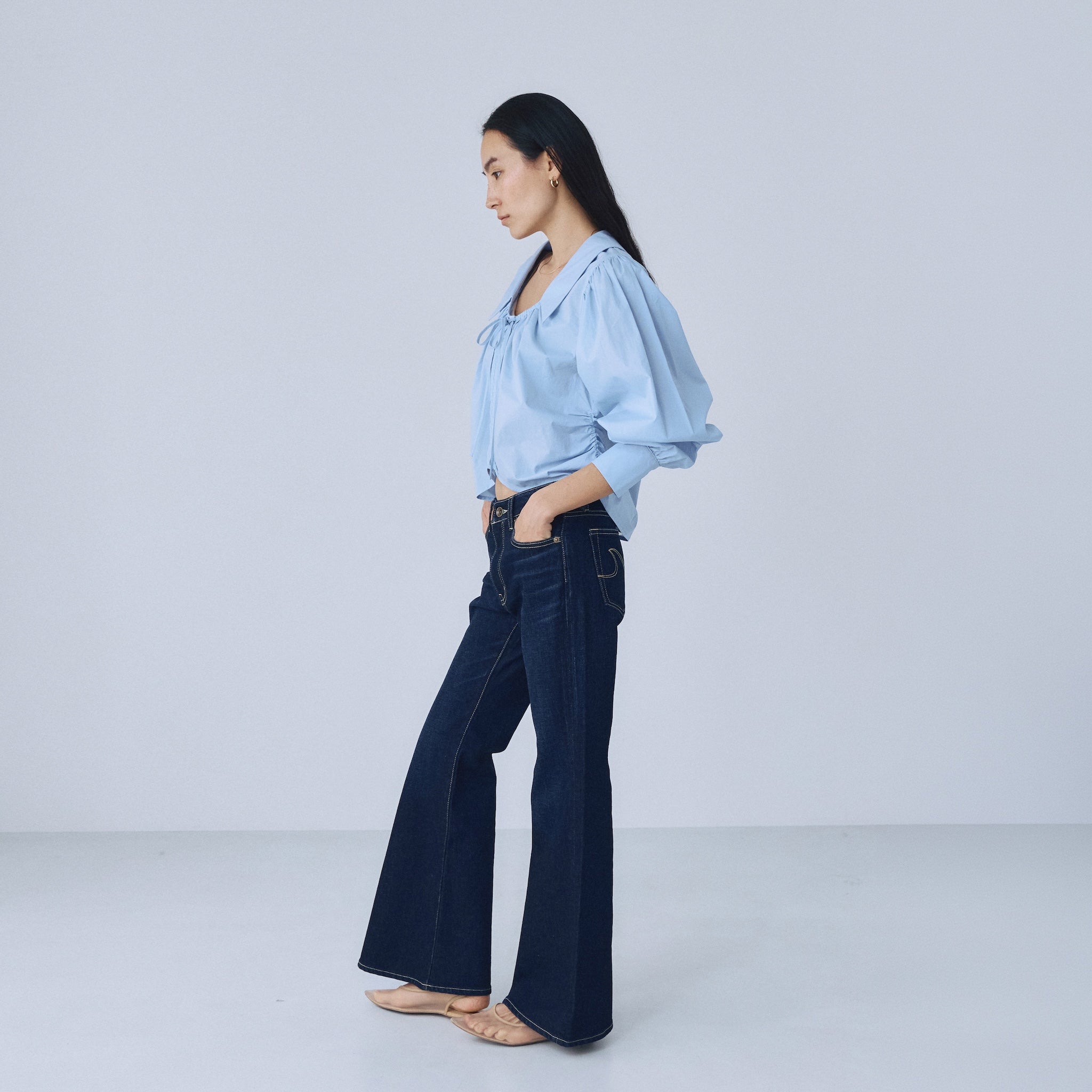 Slimローライズフレア SRN06