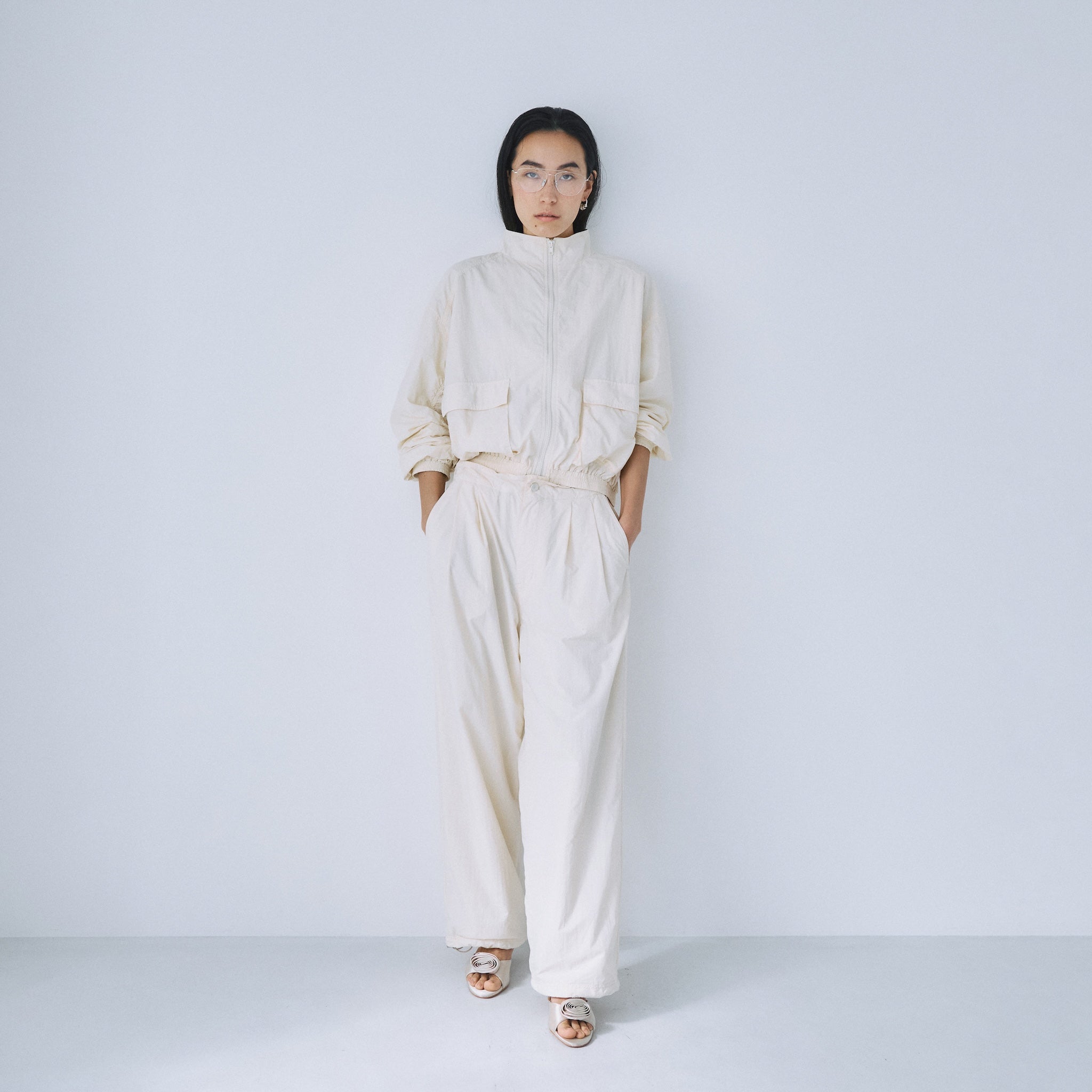 2-tuck drawstring pants