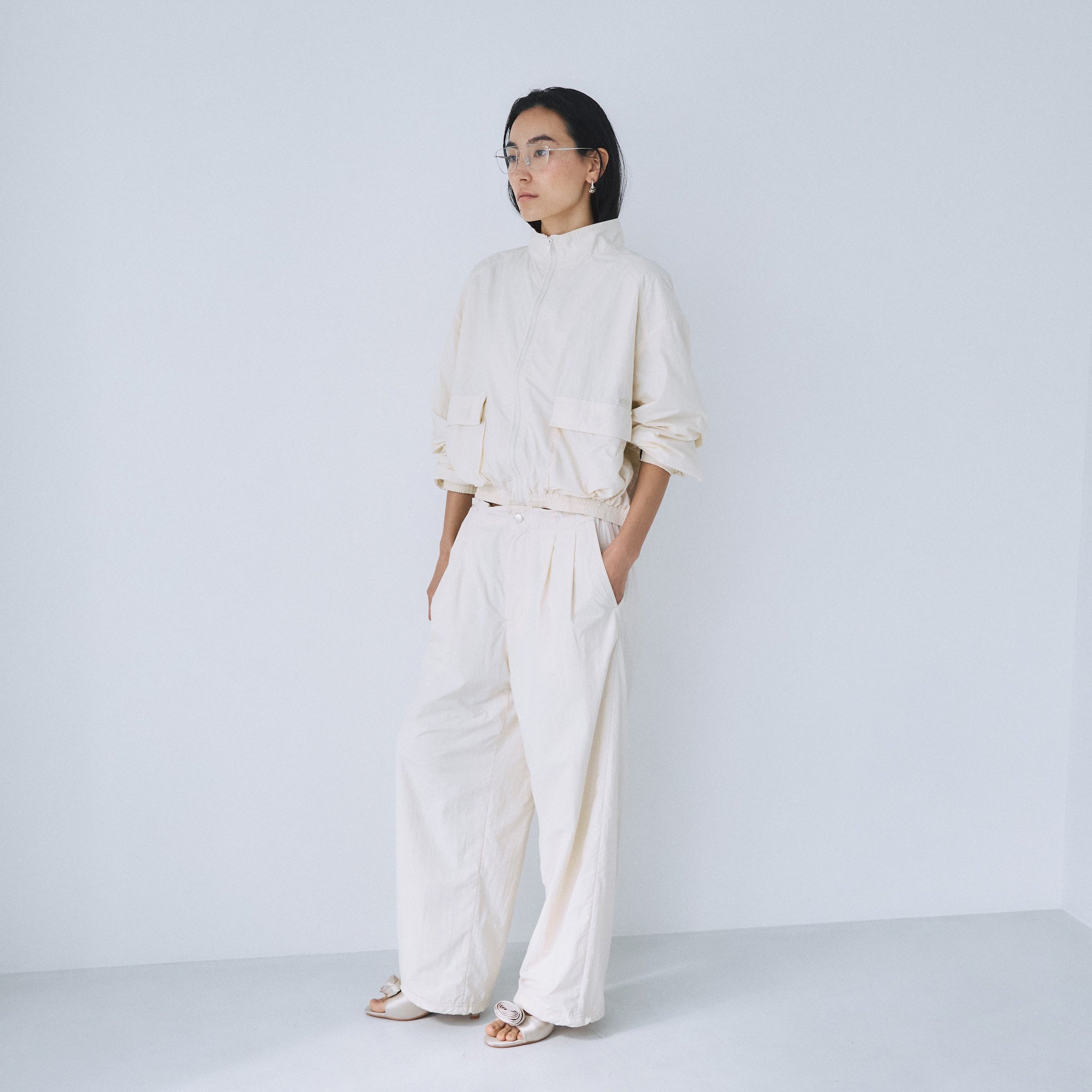 2-tuck drawstring pants