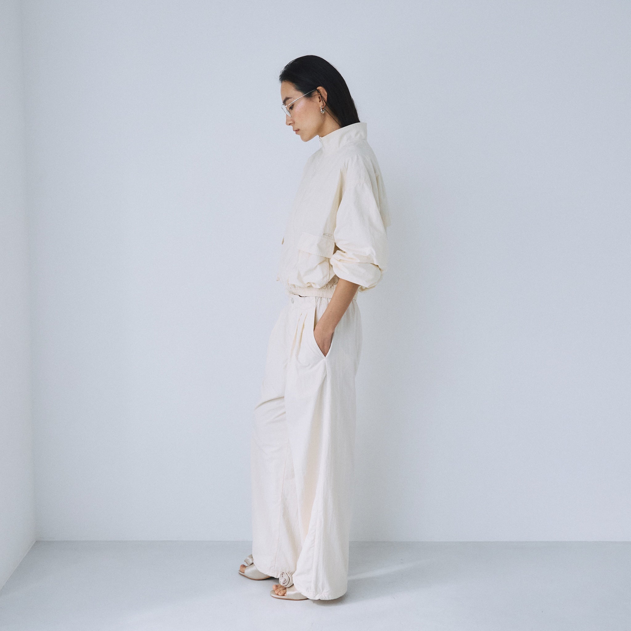 2-tuck drawstring pants