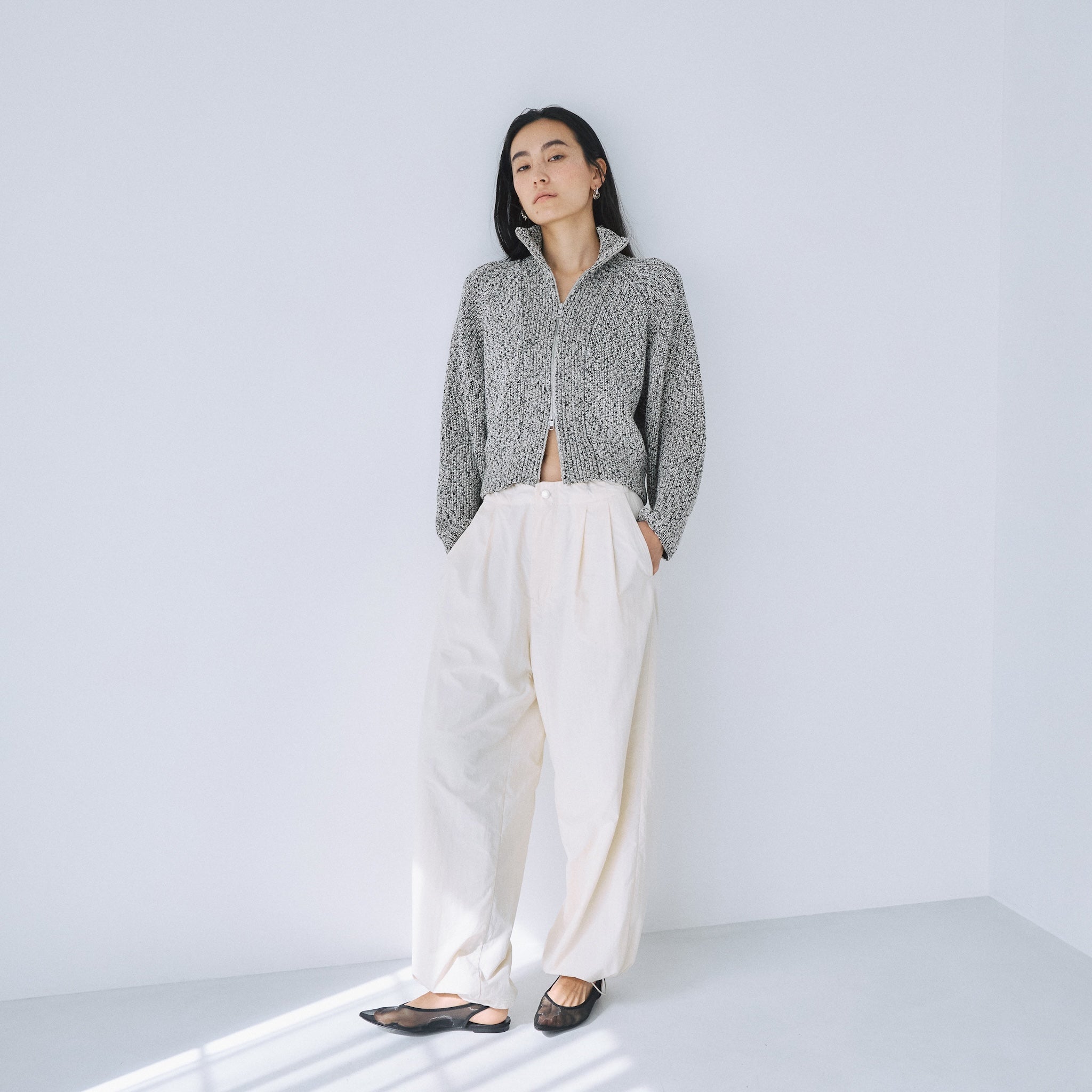 2-tuck drawstring pants