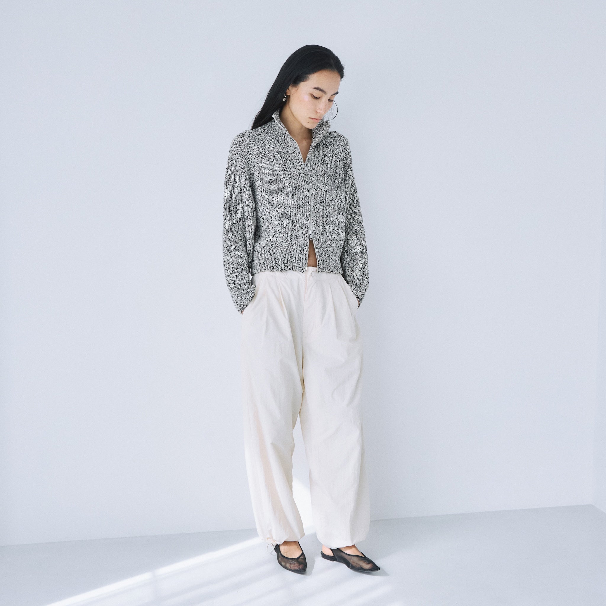 2-tuck drawstring pants