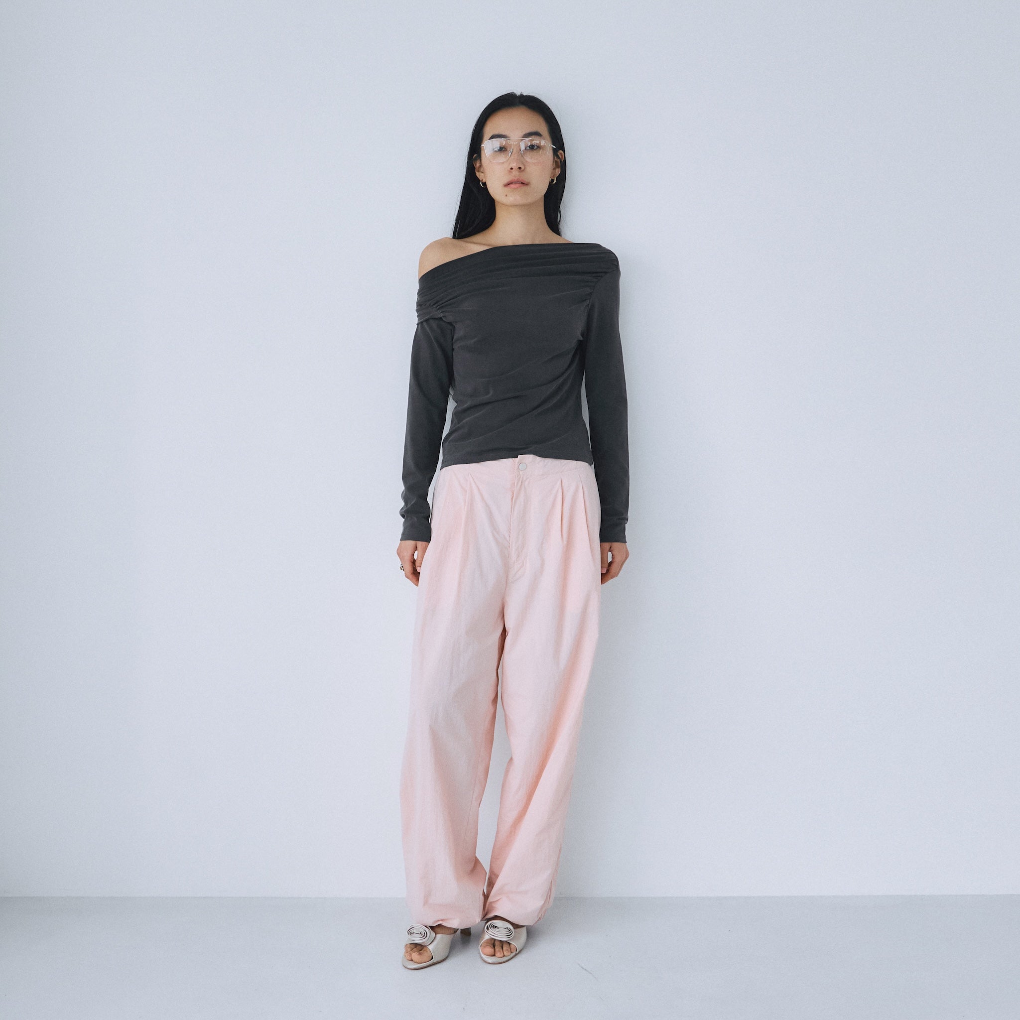 2-tuck drawstring pants