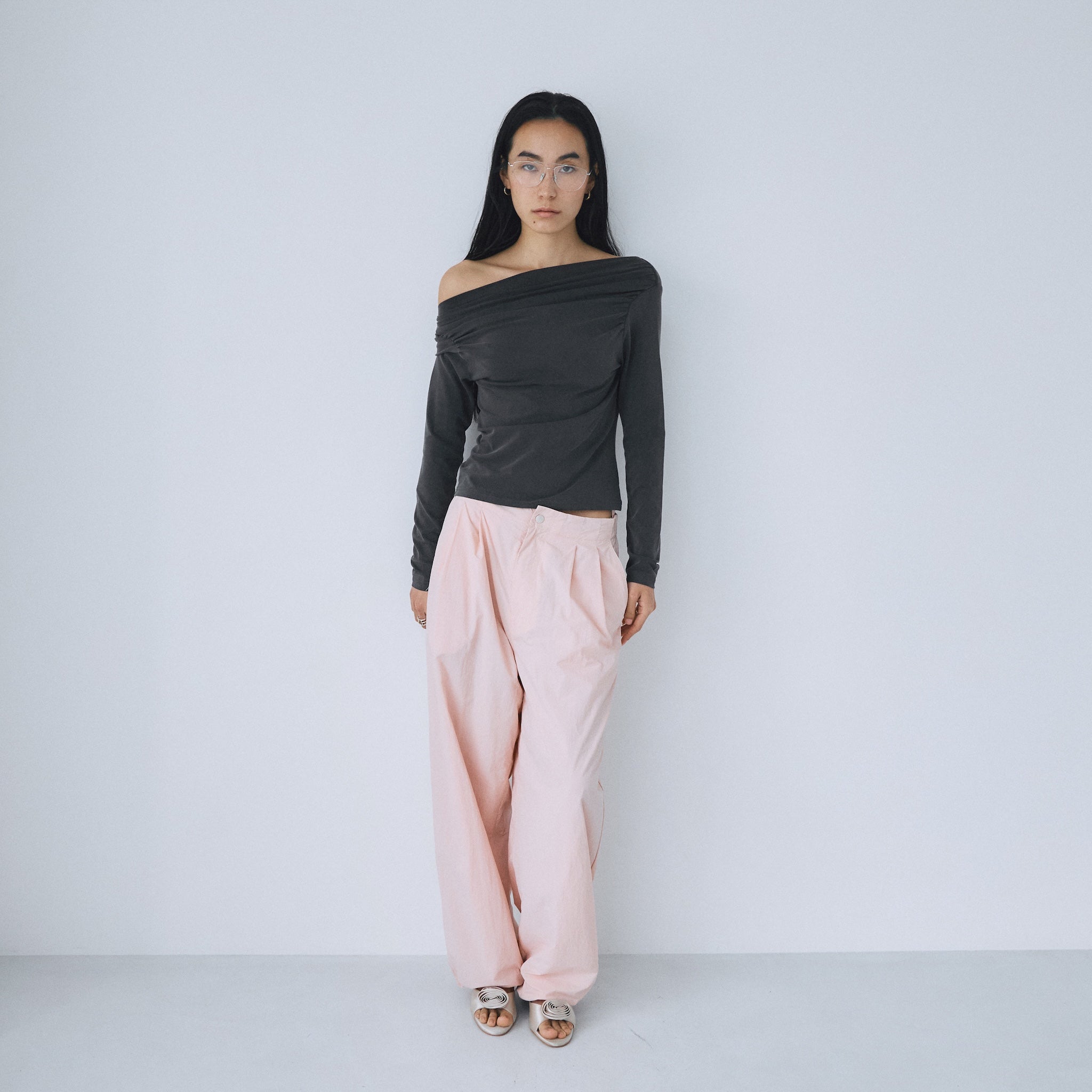 2-tuck drawstring pants