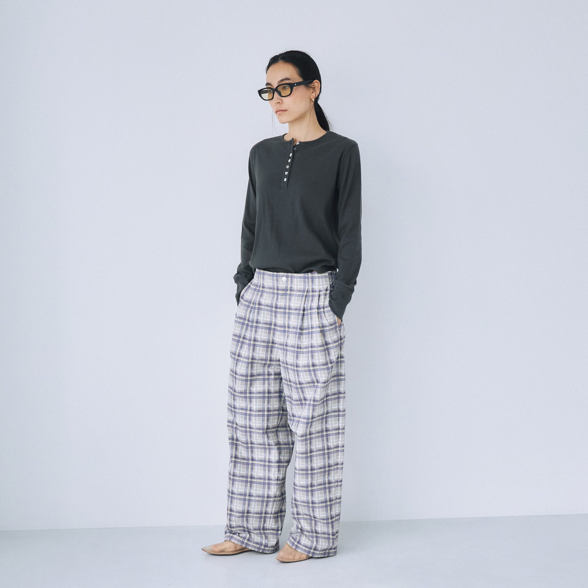 2-tuck drawstring pants
