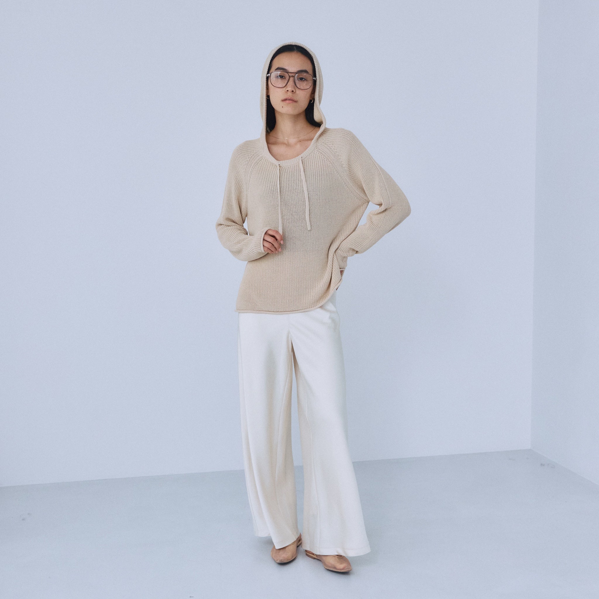 Basic Satin Wideパンツ