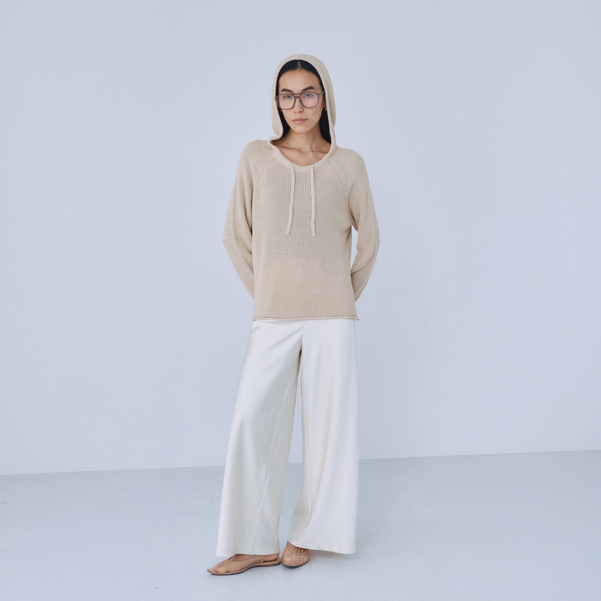 Basic Satin Wideパンツ