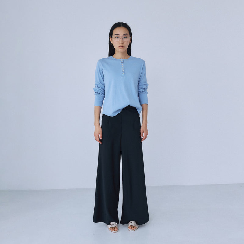 Basic Satin Wideパンツ