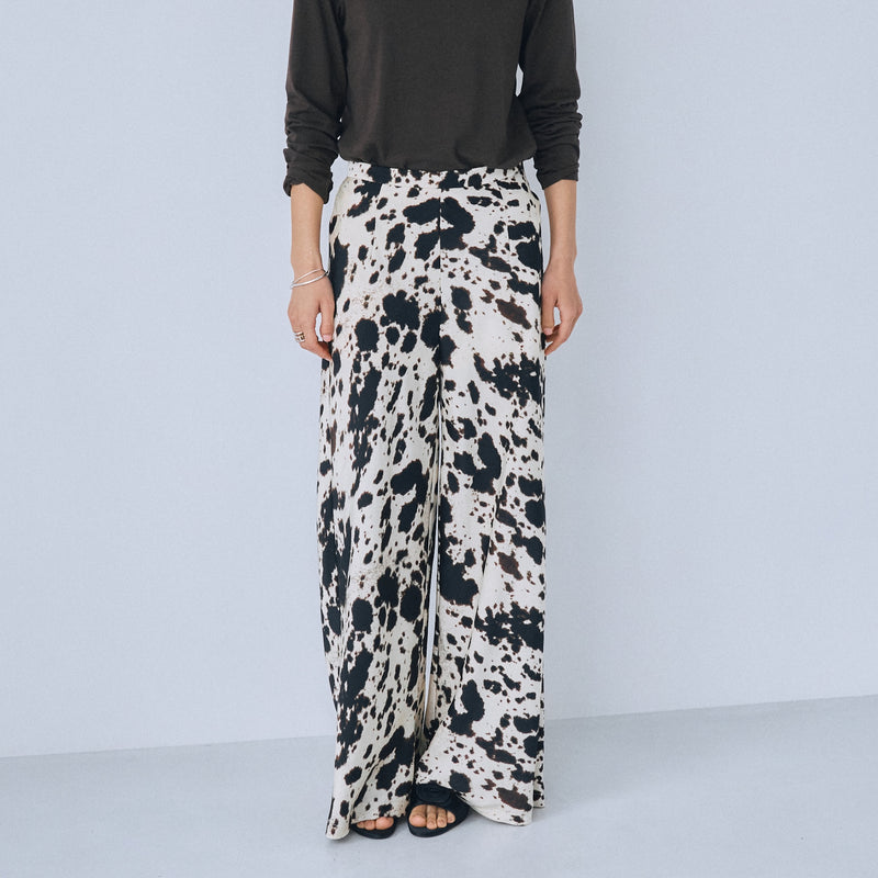 Basic Satin Wideパンツ