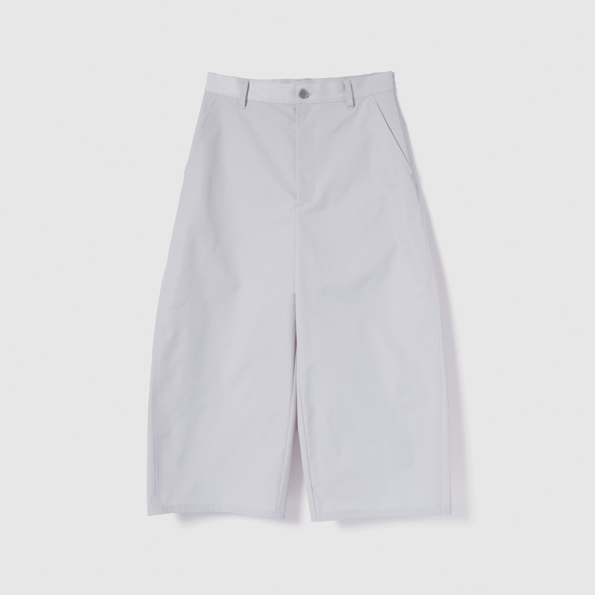 Side-Tuck Cropped Cocoon Pants
