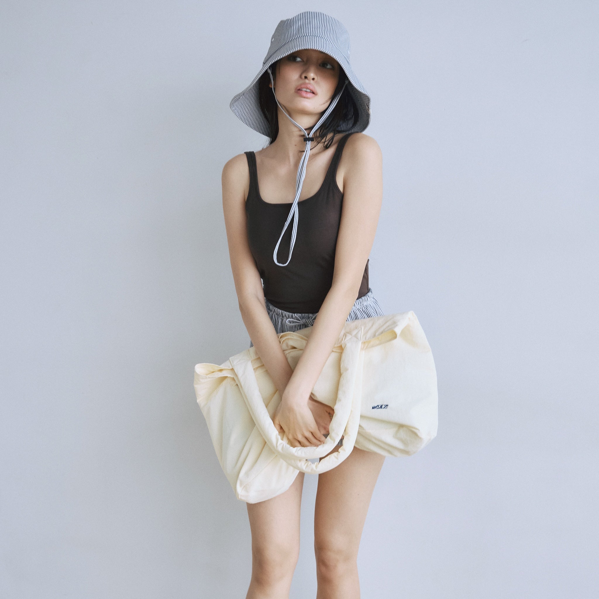 Puffy Handle Big Bag