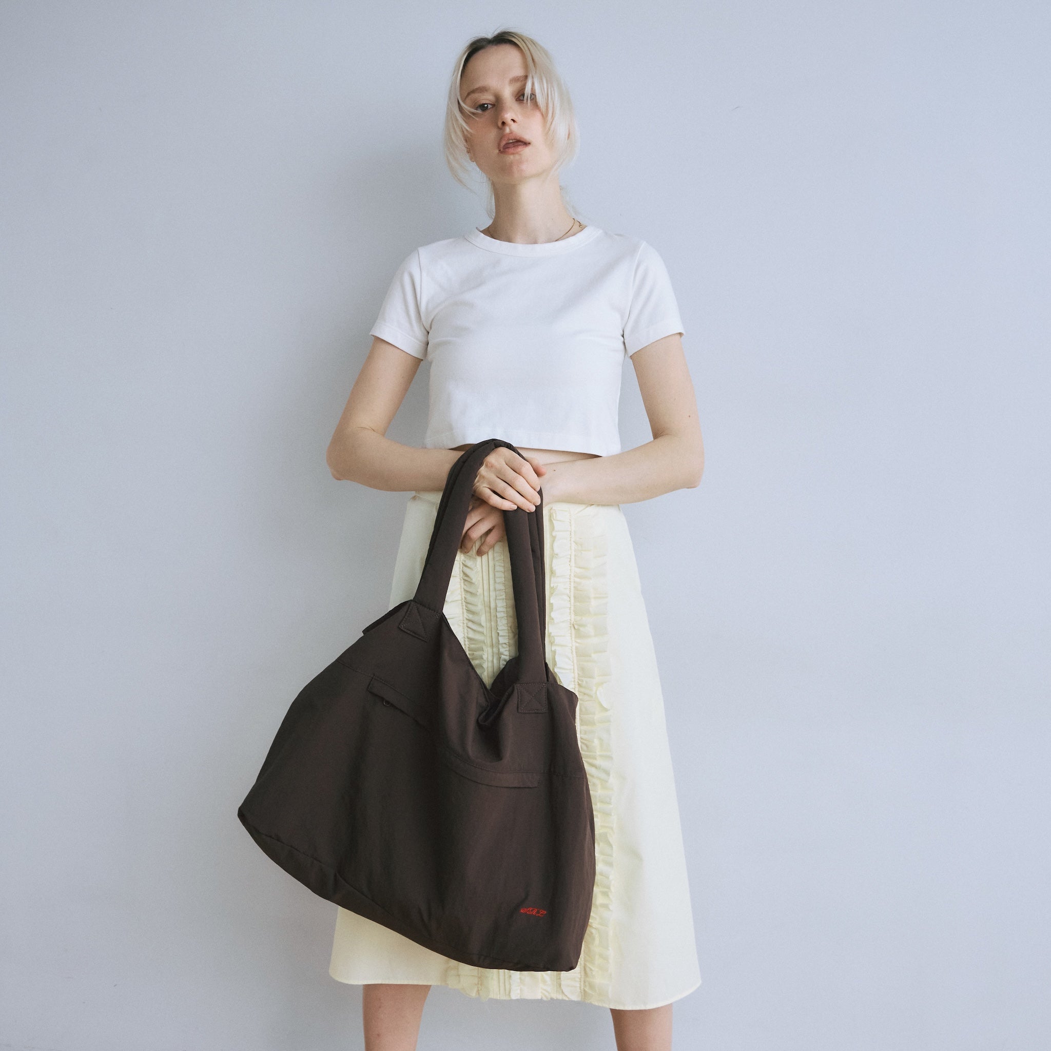 Puffy Handle Big Bag