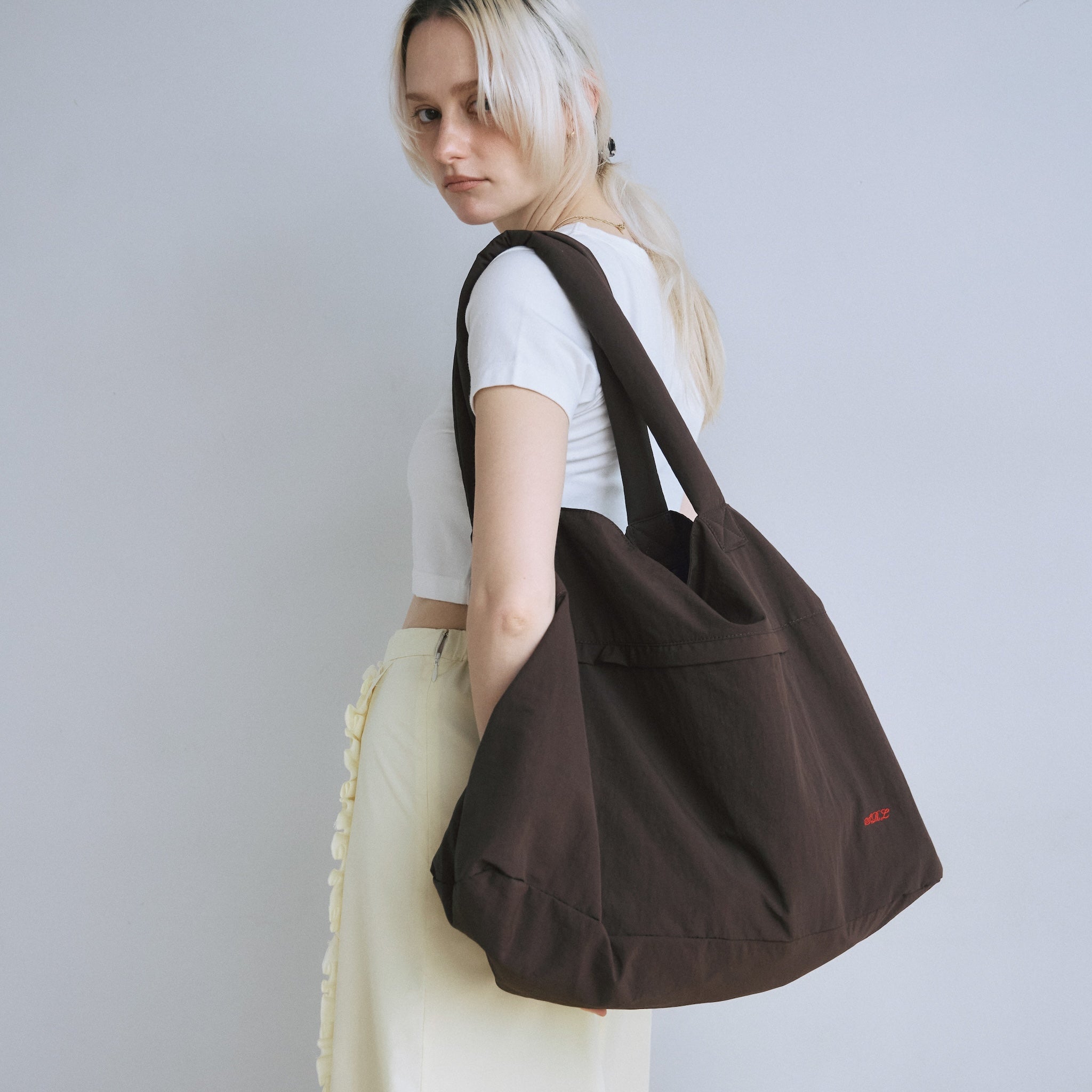 Puffy Handle Big Bag