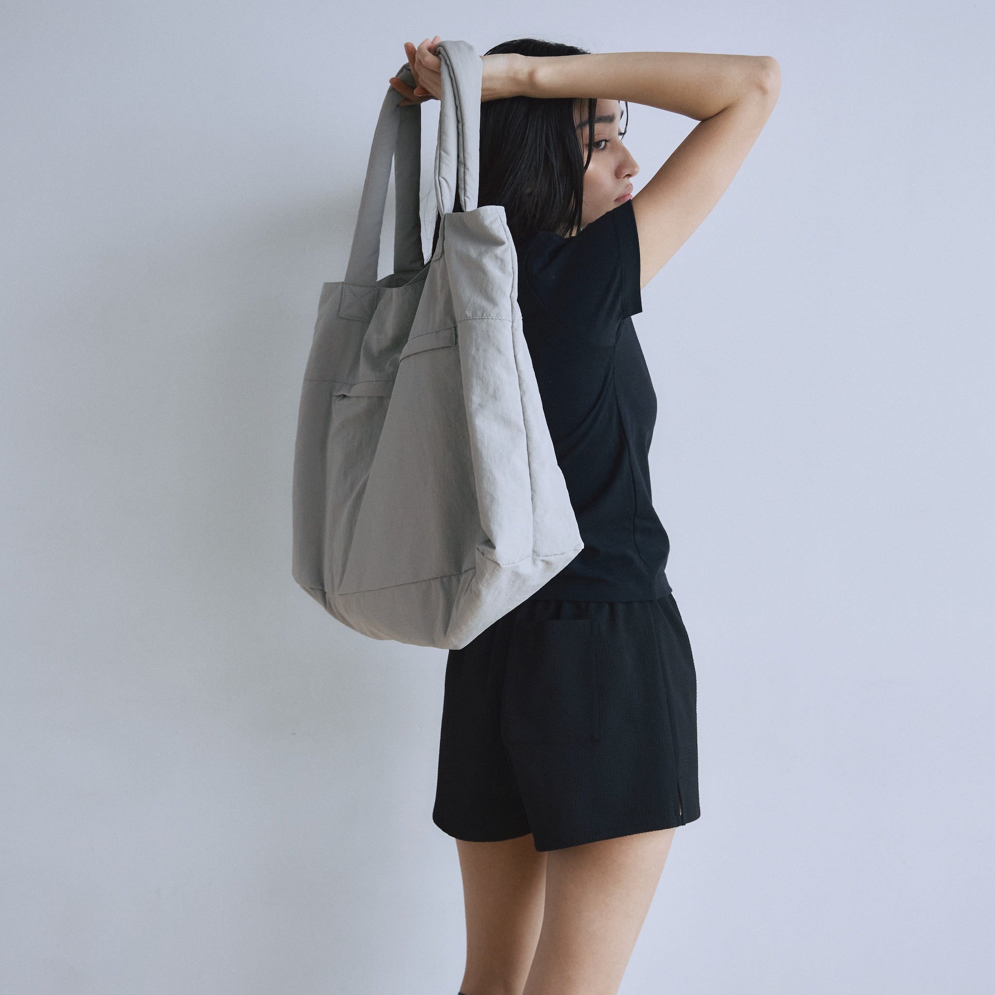 Puffy Handle Big Bag