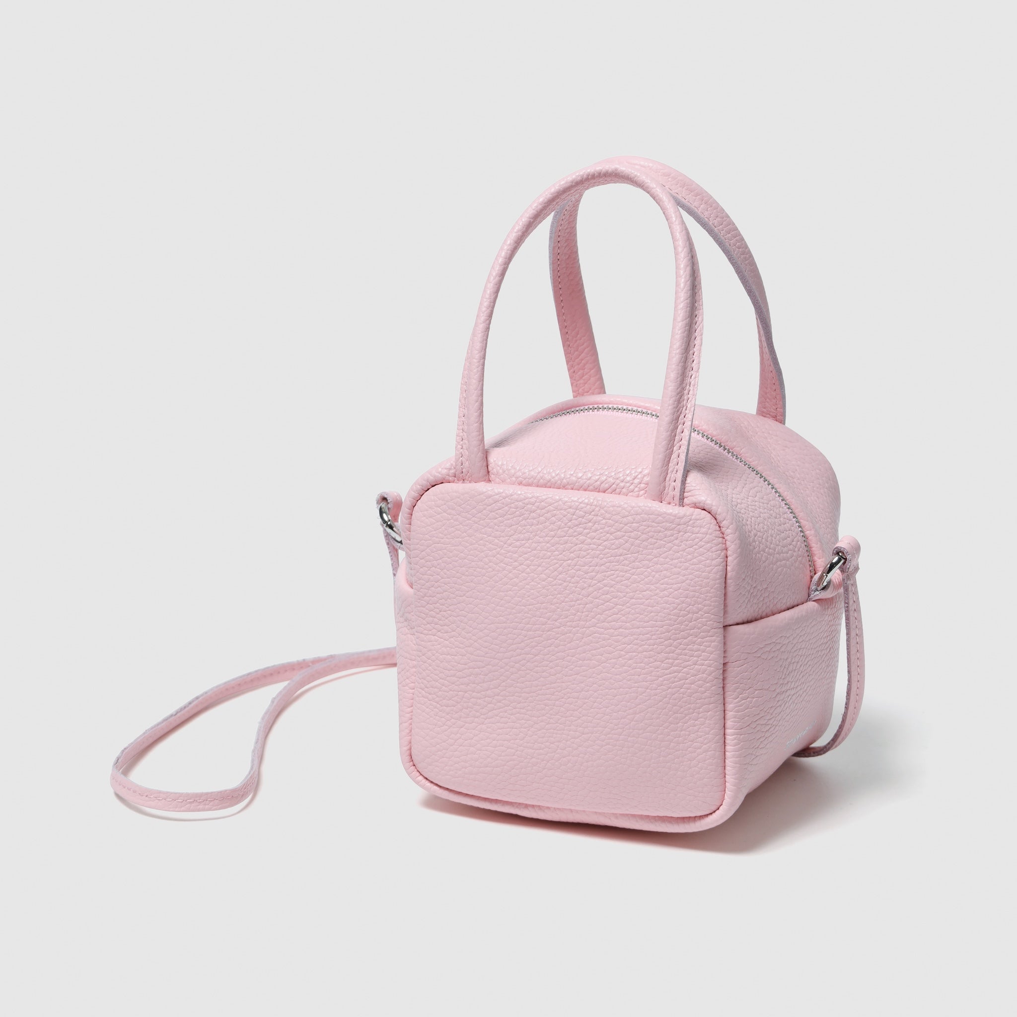 Leather Cube Mini Bag