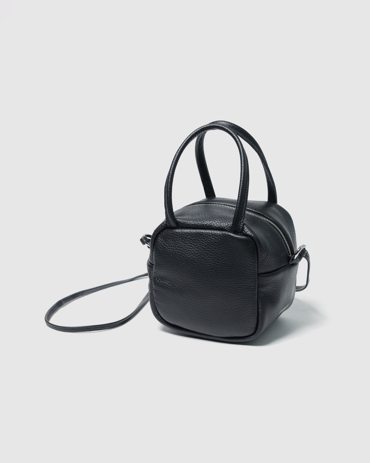 Leather Cube Mini Bag