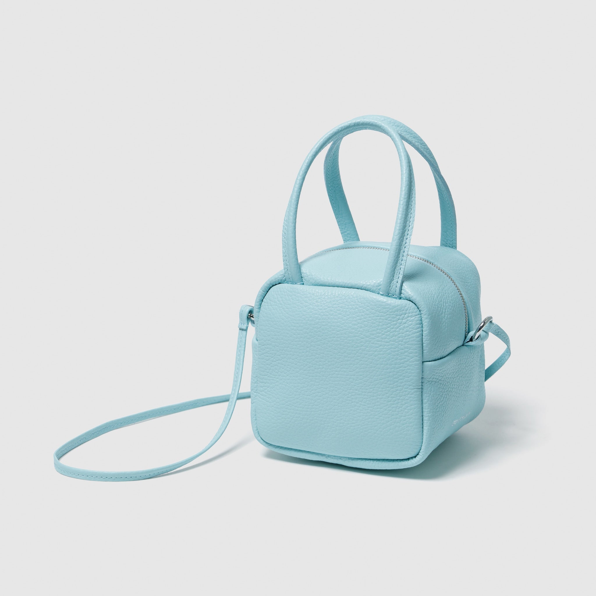 Leather Cube Mini Bag