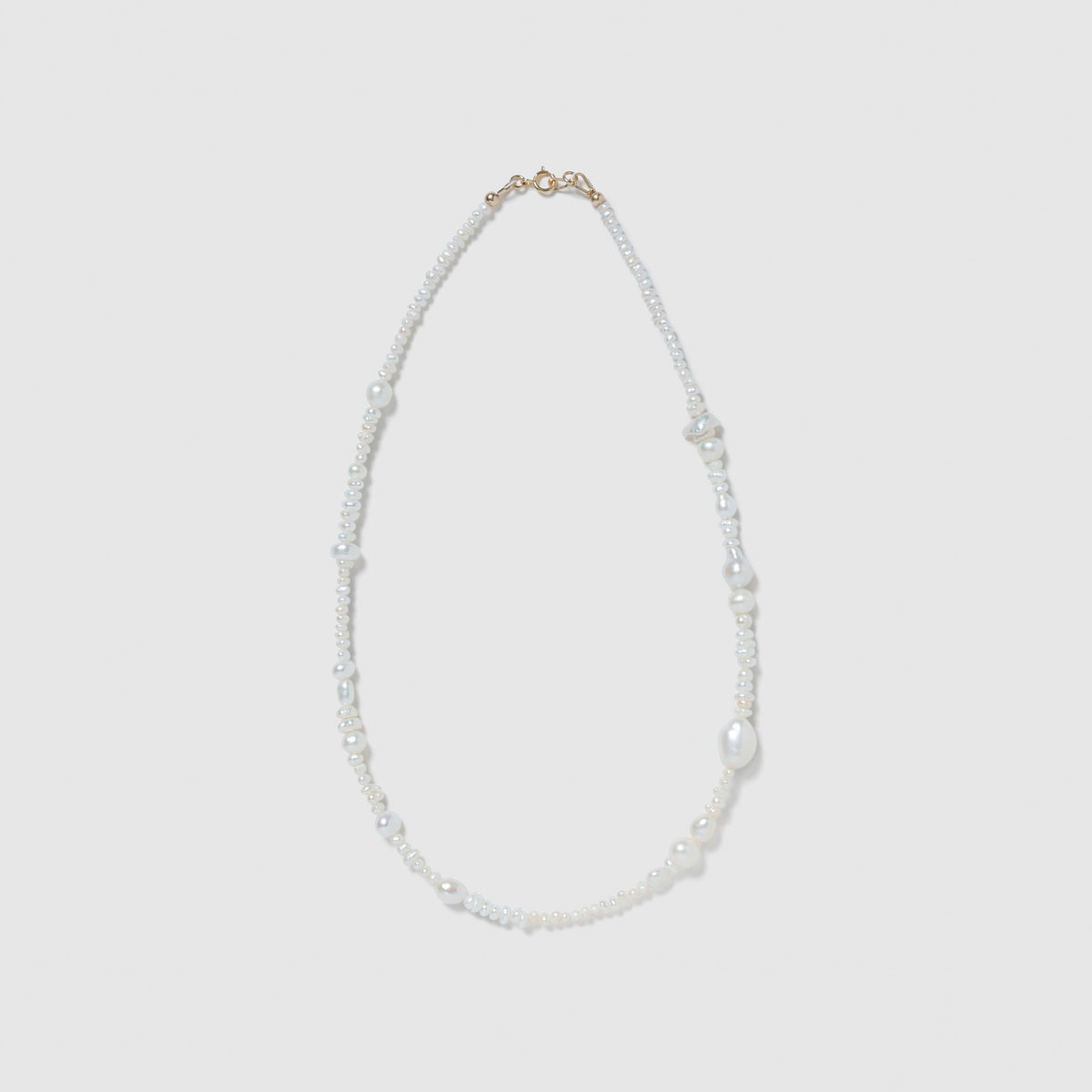 Tiny Blend Pearl Necklace