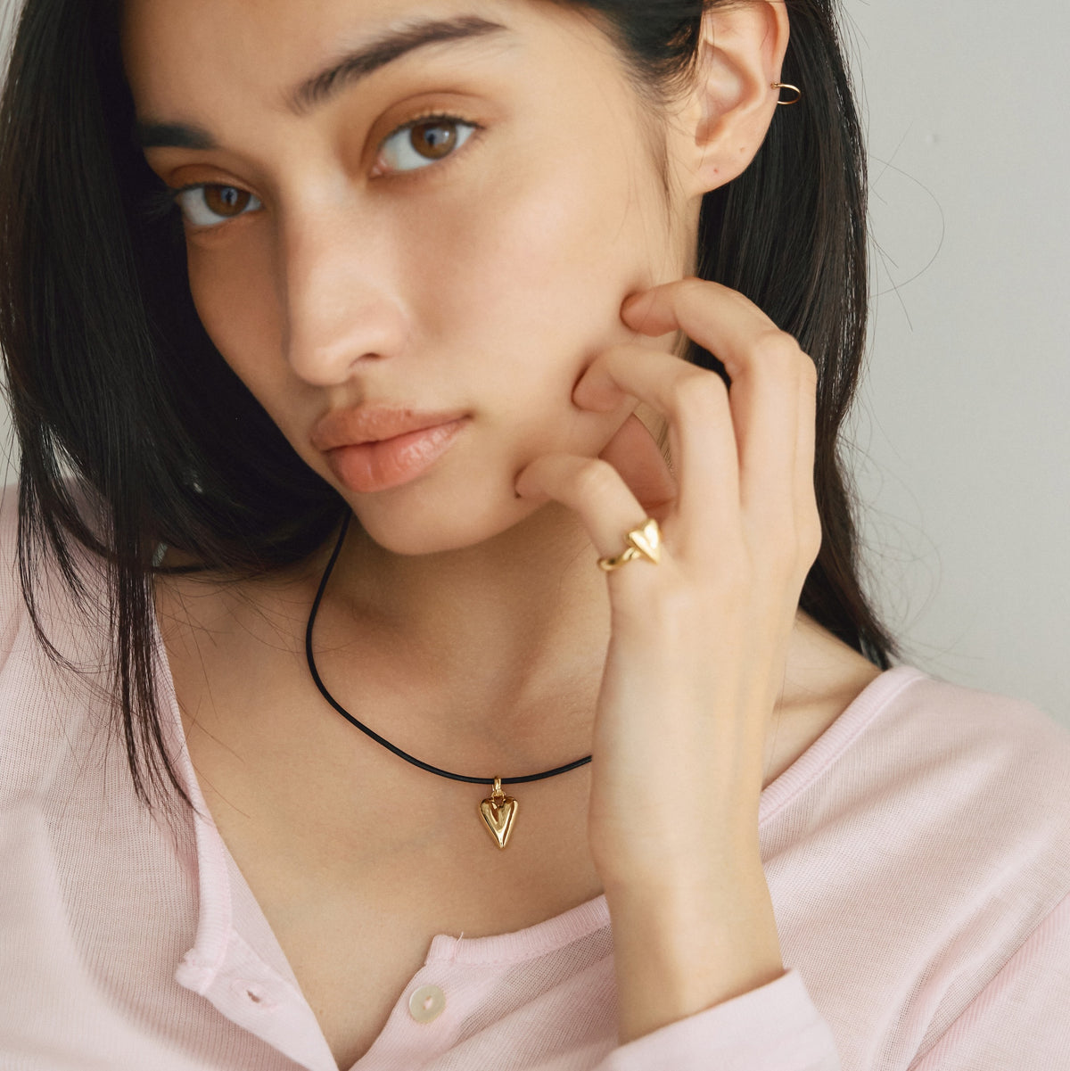 R.heart ring PINKY