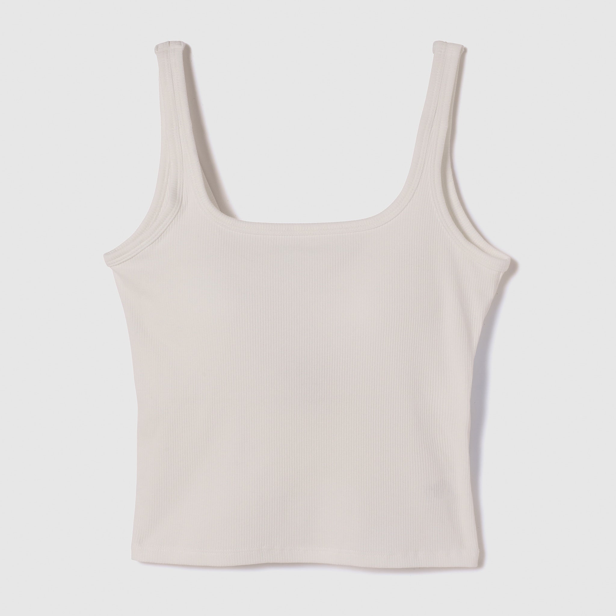 Searoomlynn、FitパッドマシュマロBRAタンク、M、ホワイト FitパッドマシュマロBRAタンク