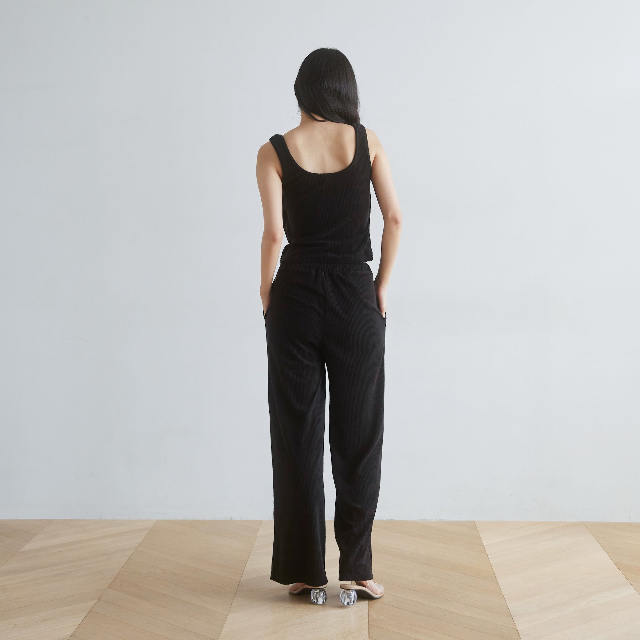 Ripple pile easy pants