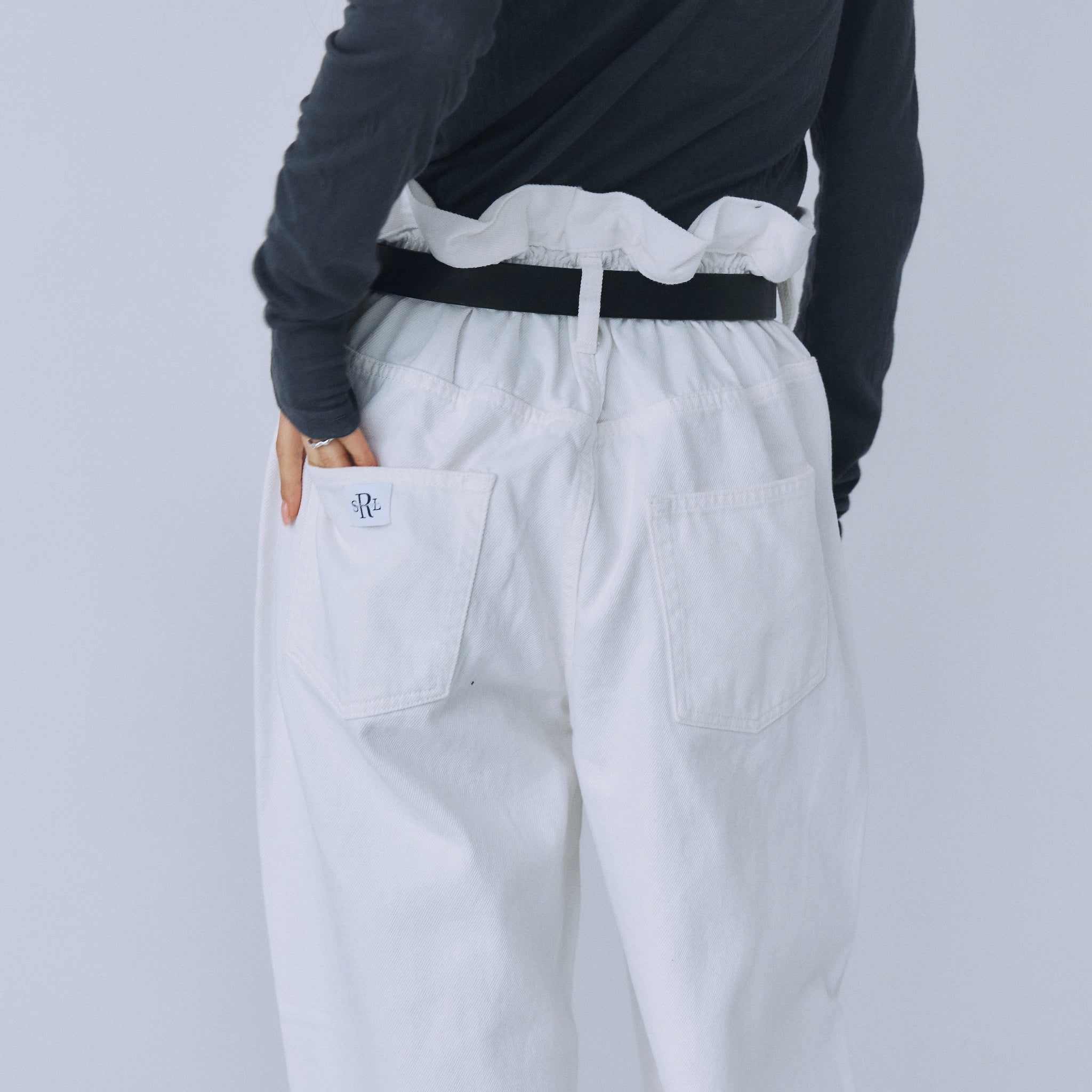 オーバーウエストワイドデニム SRN05