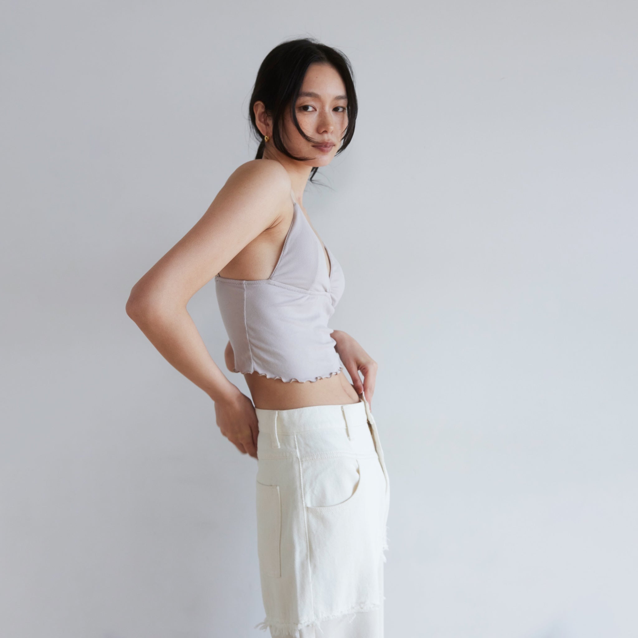 Basic Triangle RIB BRAキャミソール