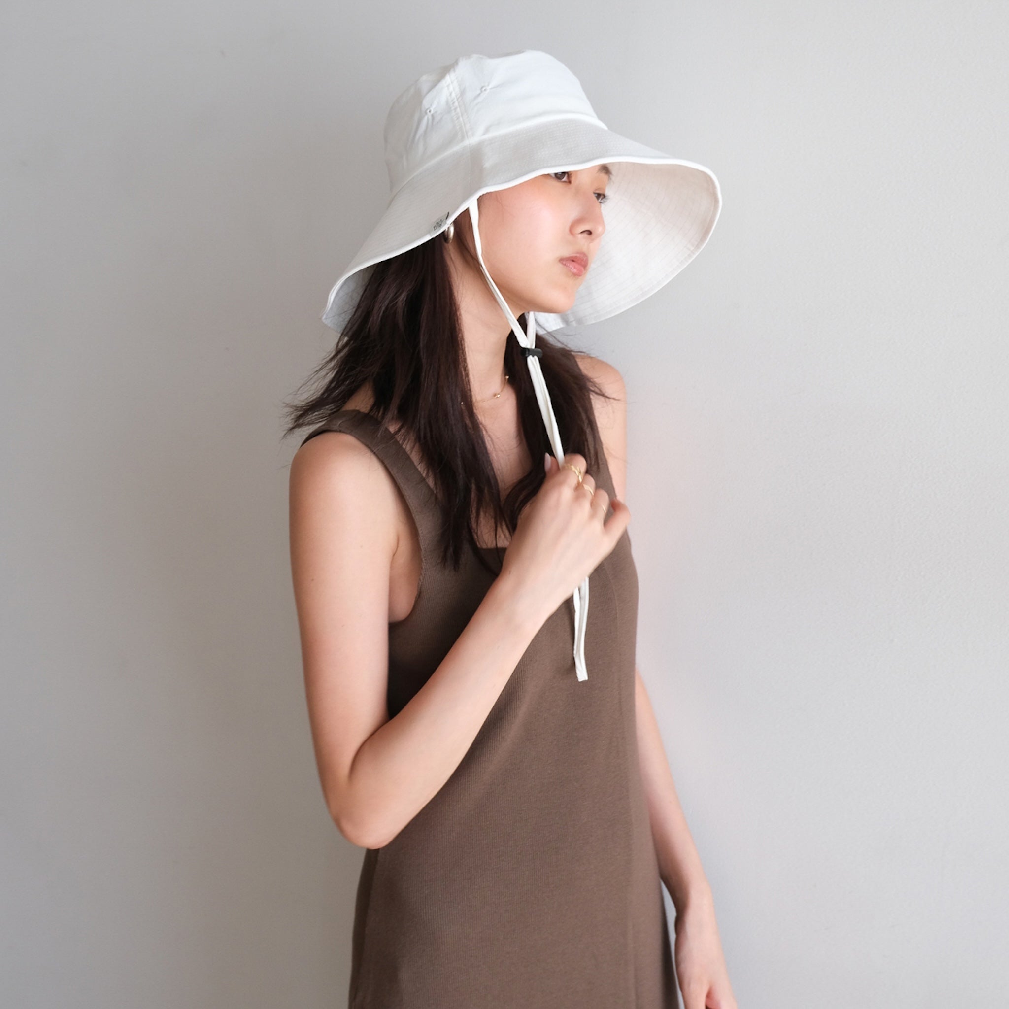 Nylon Travel Outdoor HAT ホワイト Nylon Travel Outdoor HAT