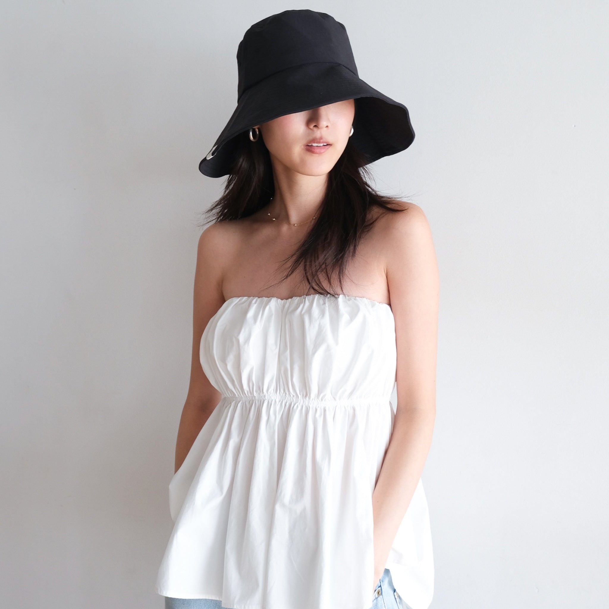 Nylon Travel Outdoor HAT ホワイト Nylon Travel Outdoor HAT