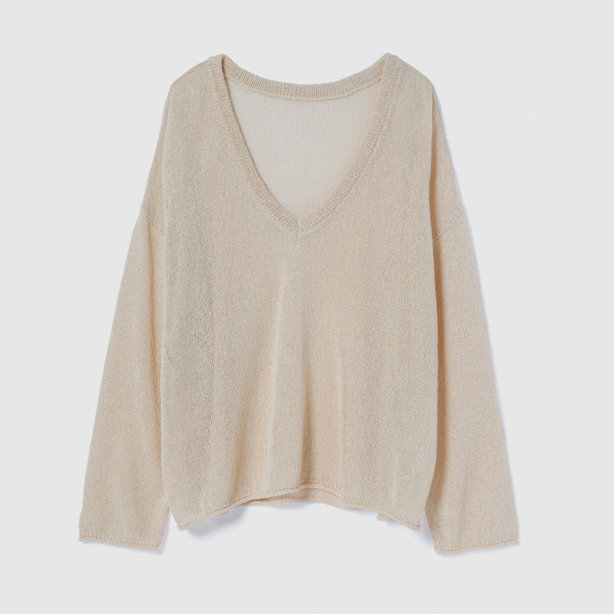 PAPER KNIT 2wayルーズトップス