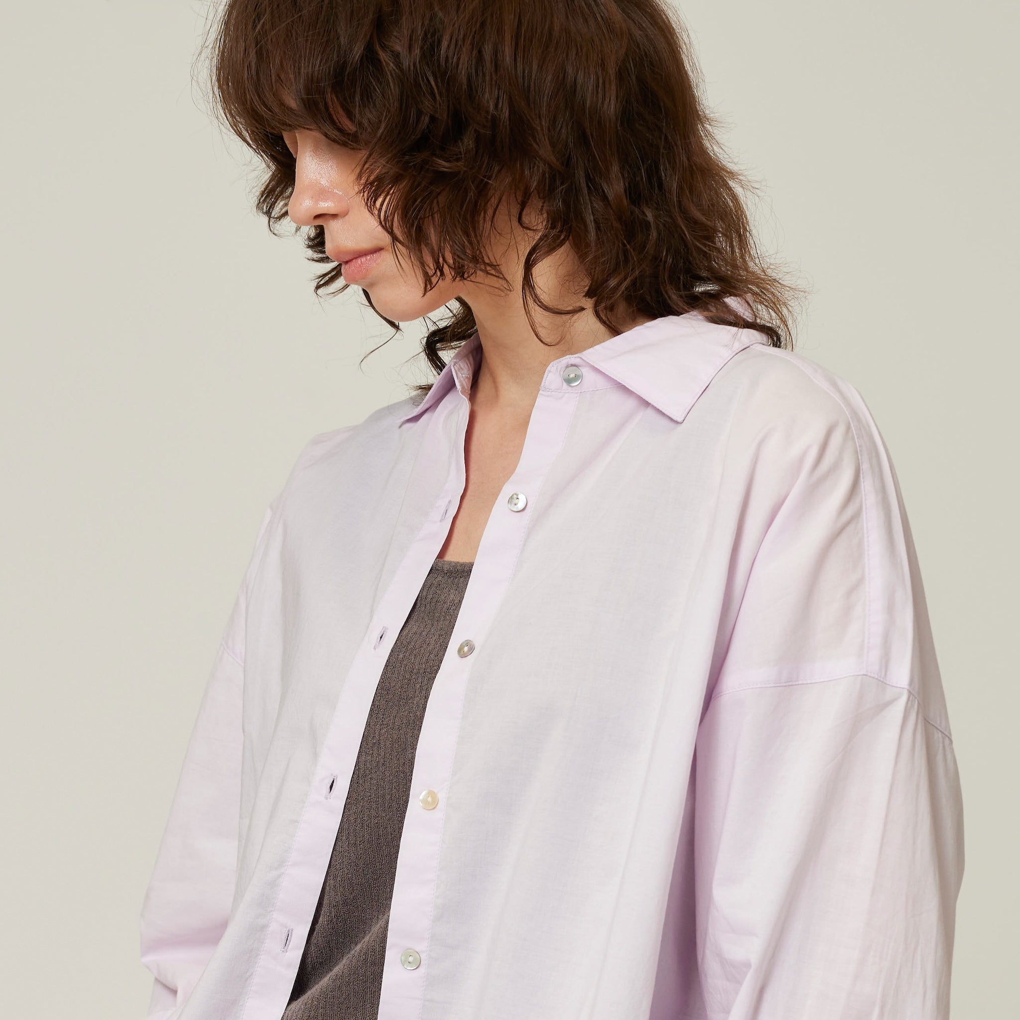 ECO FABRIC cotton loose shirt