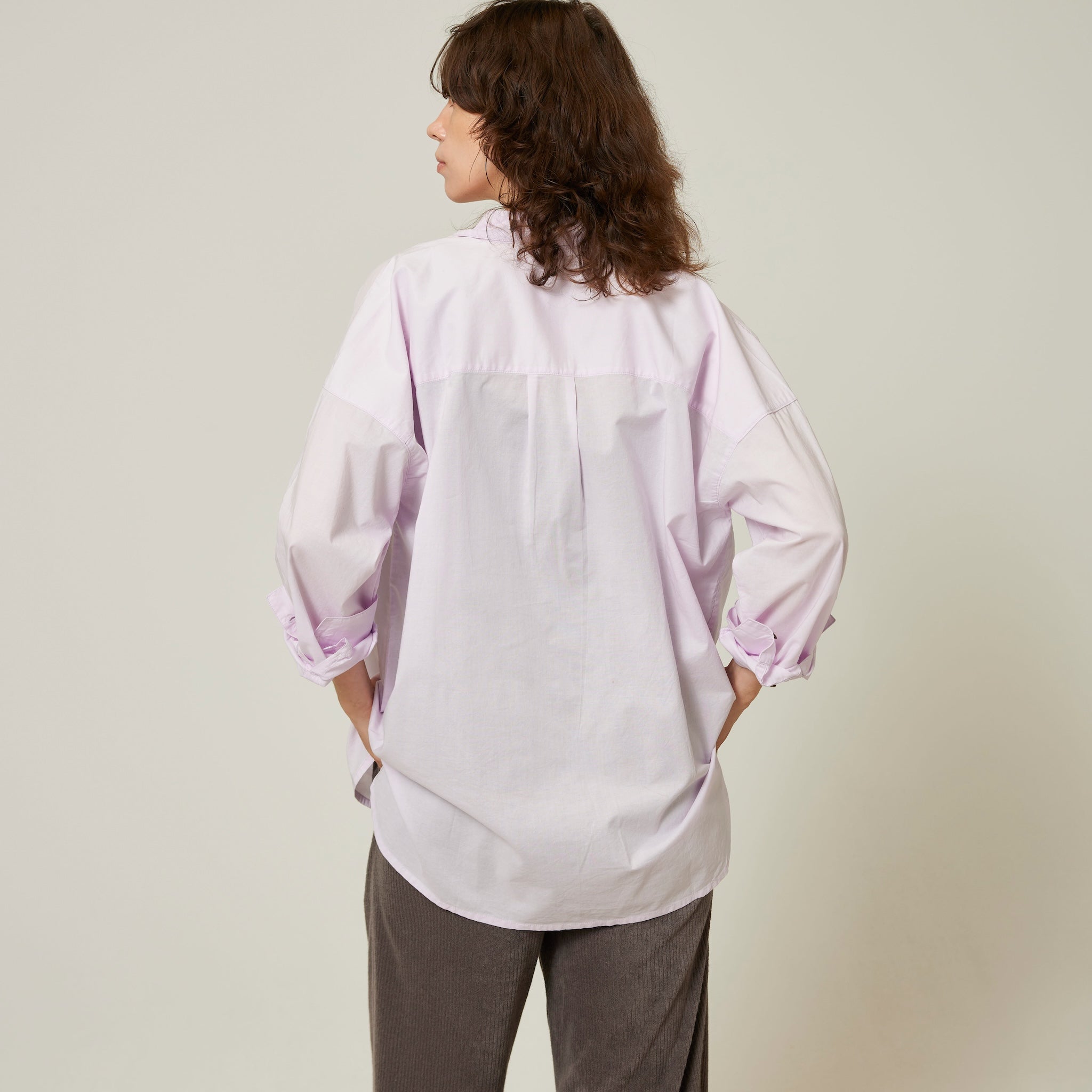 ECO FABRIC cotton loose shirt