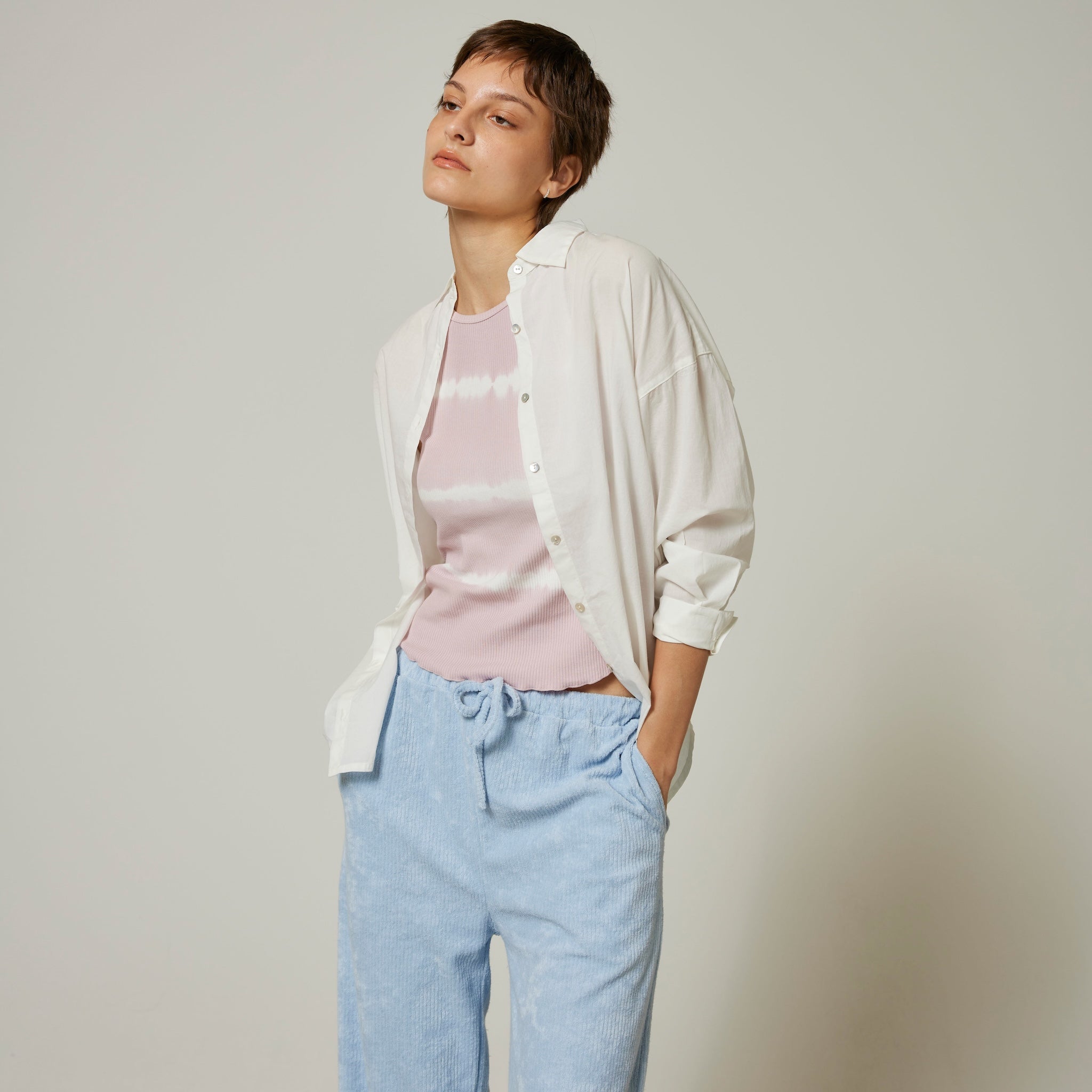 ECO FABRIC cotton loose shirt