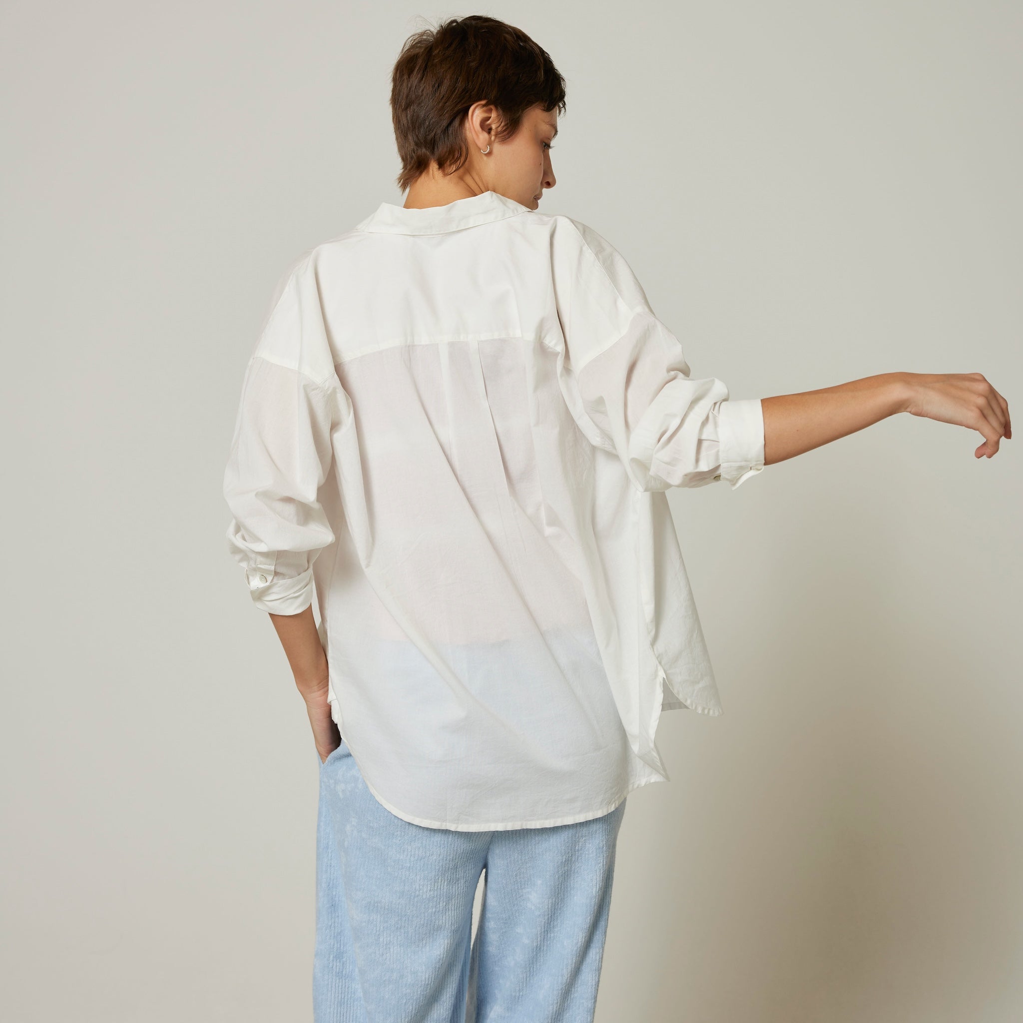 ECO FABRIC cotton loose shirt