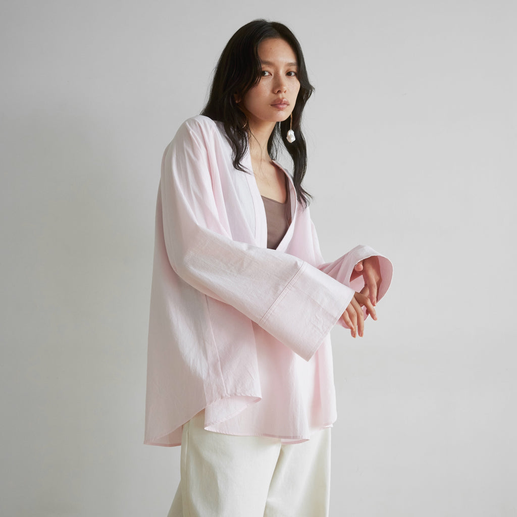 Cotton Washプルオーバーチュニックシャツ
