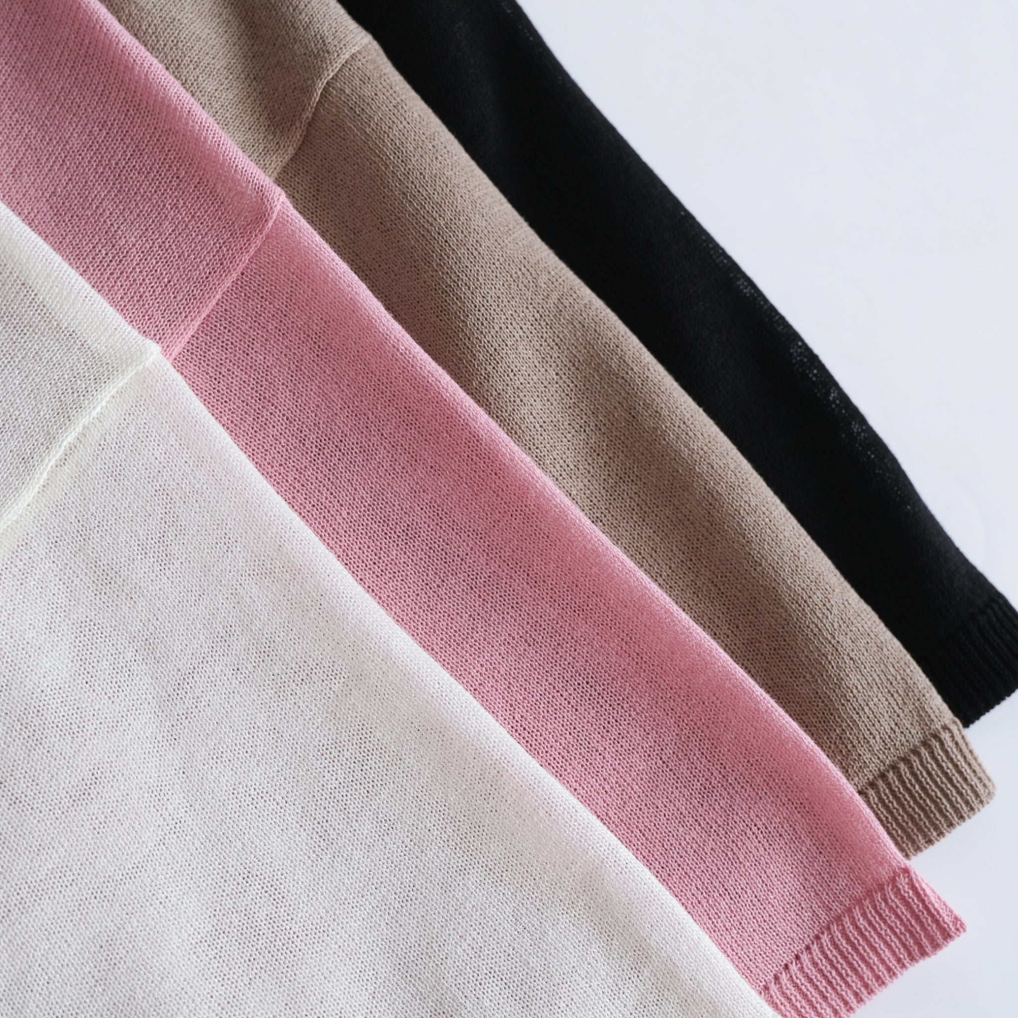 Drytouch sheer knit loose T-shirt