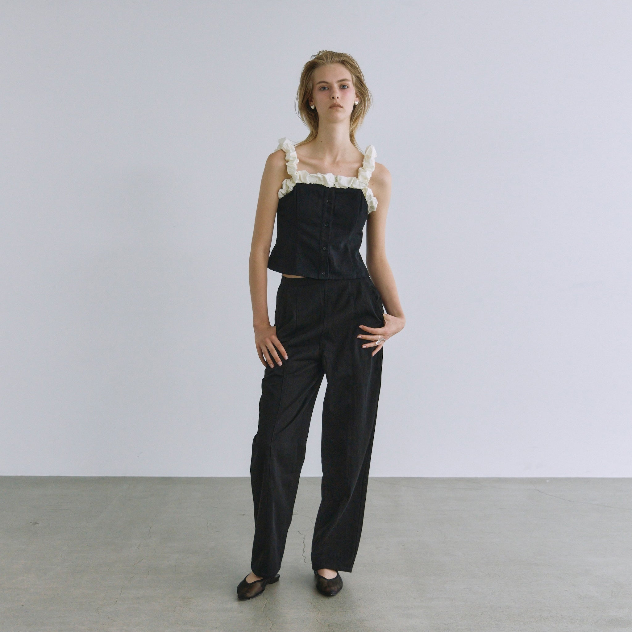 2way Shoulder Frill Bustier