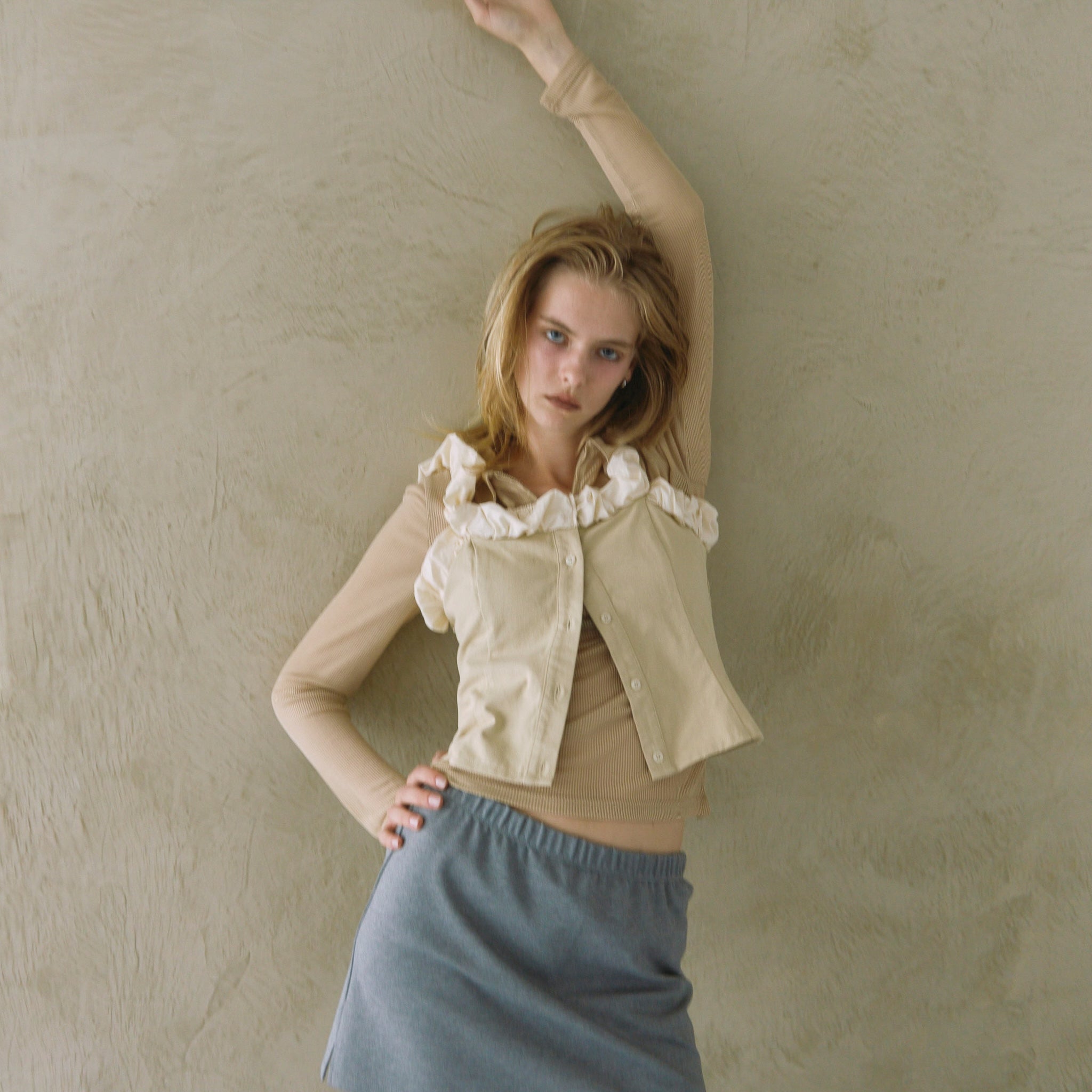 2way Shoulder Frill Bustier
