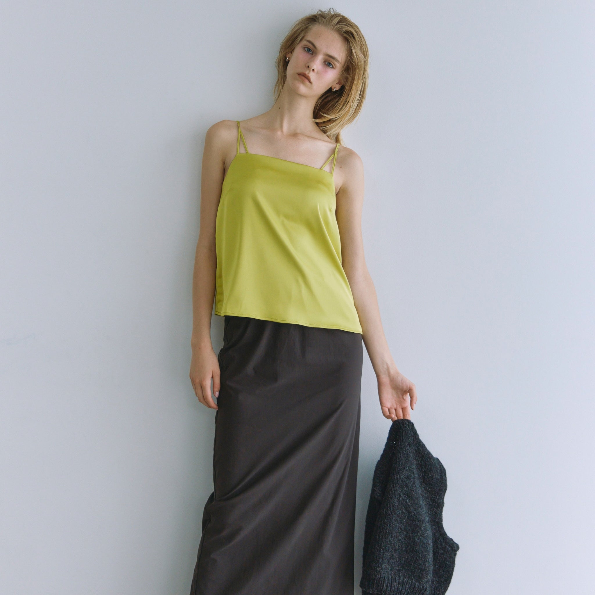 Padded Satin Basic Camisole