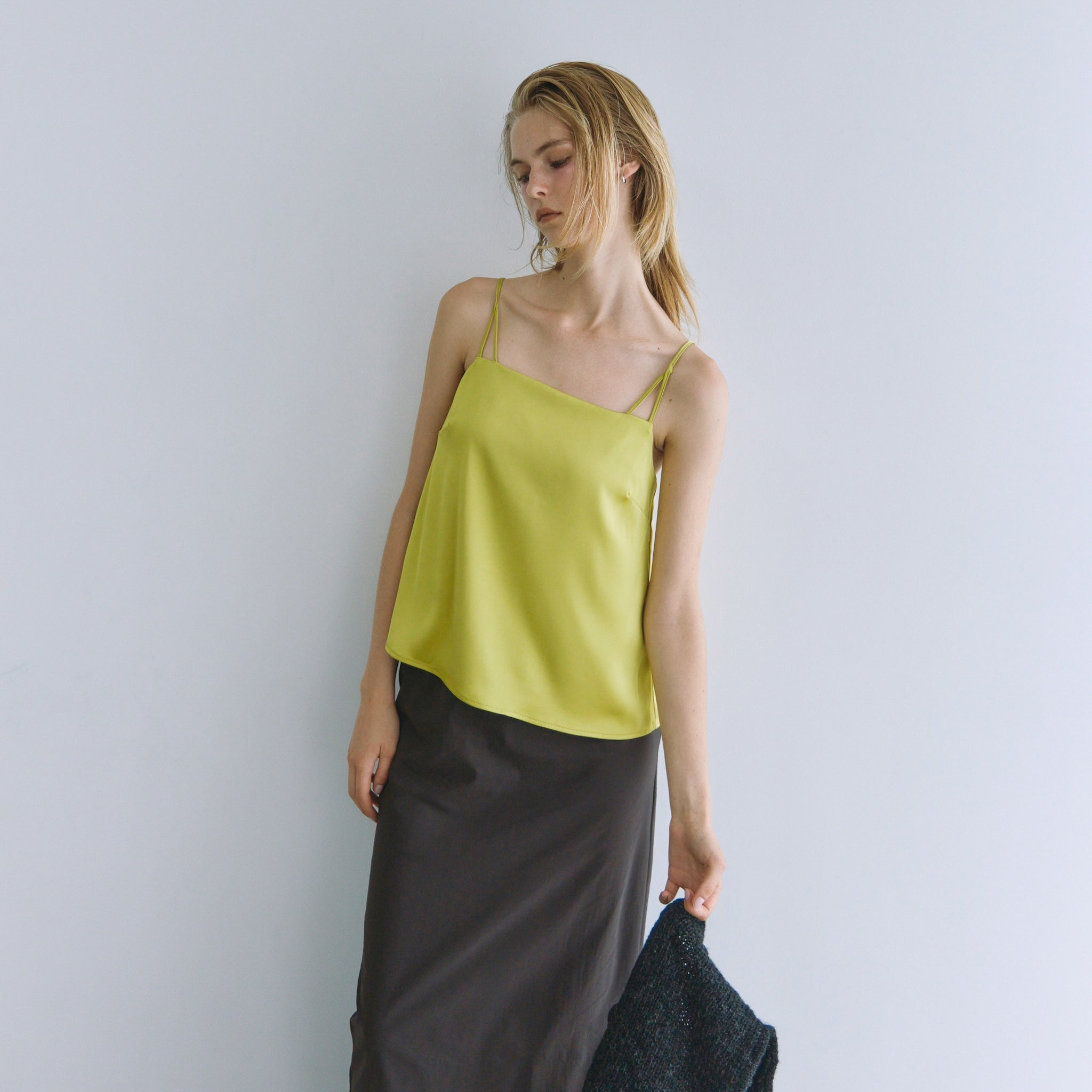 Padded Satin Basic Camisole